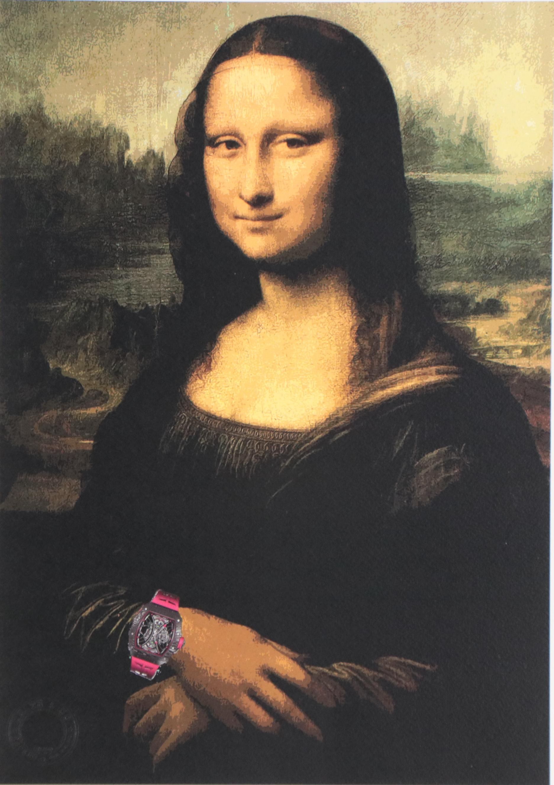 Death NYC Pop Art Graphic Print of Mona Lisa, 2022