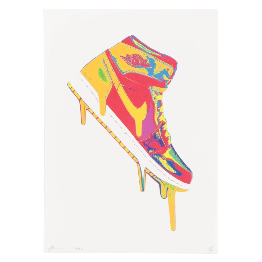 Death NYC Pop Art Graphic Print of Nike, 2020