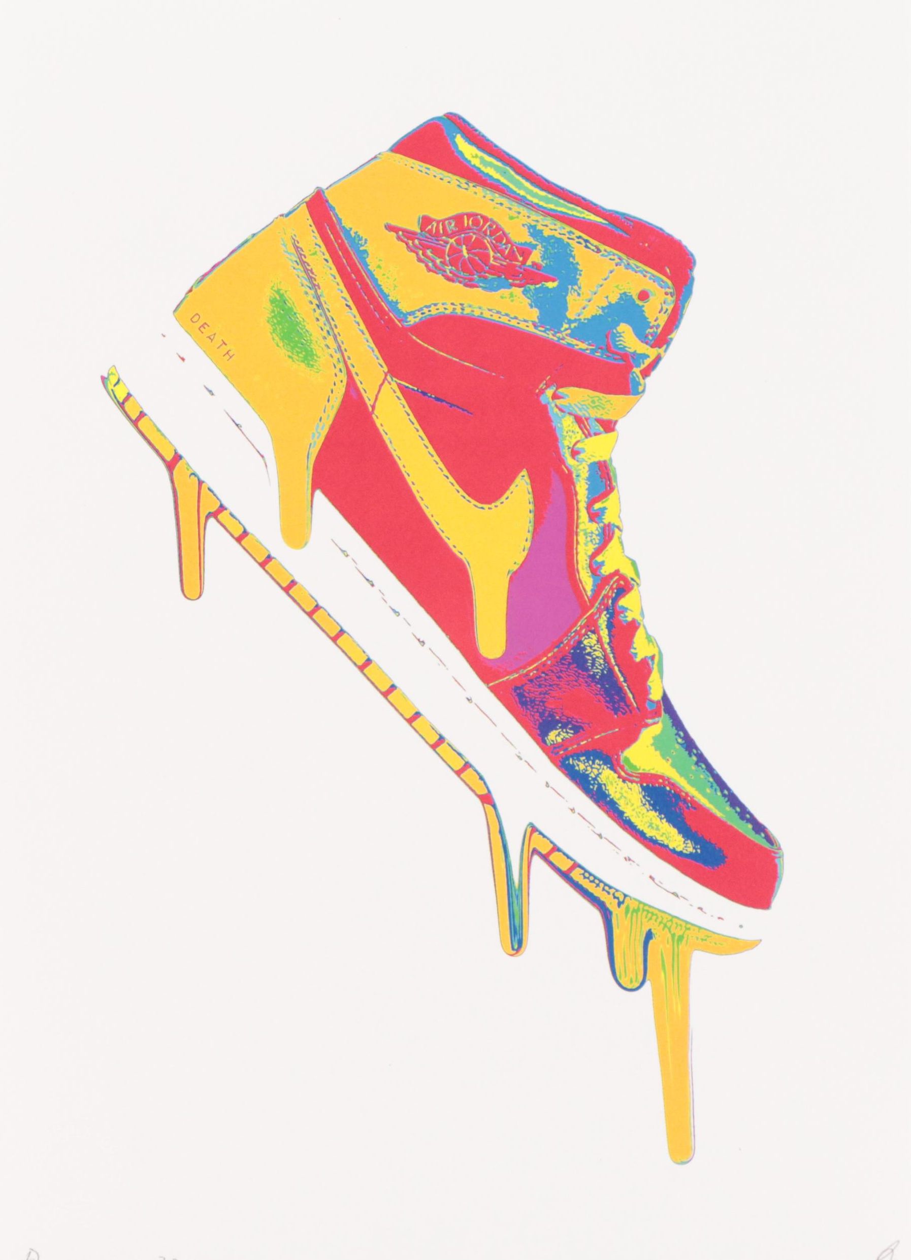 Death NYC Pop Art Graphic Print of Nike, 2020