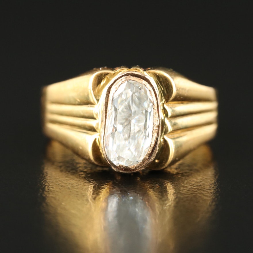 Vintage 14K Diamond Ring