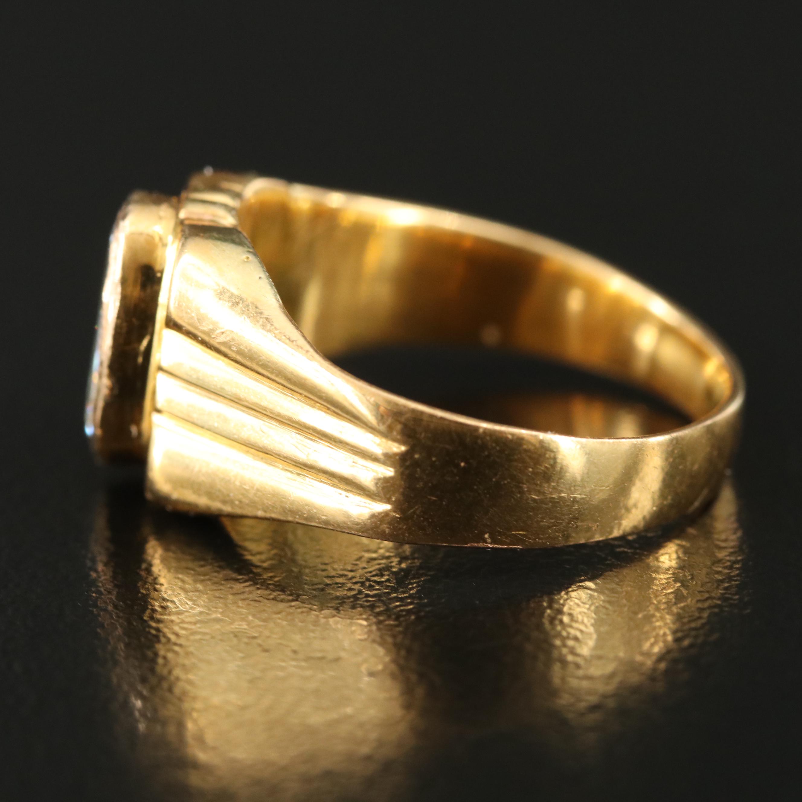 Vintage 14K Diamond Ring