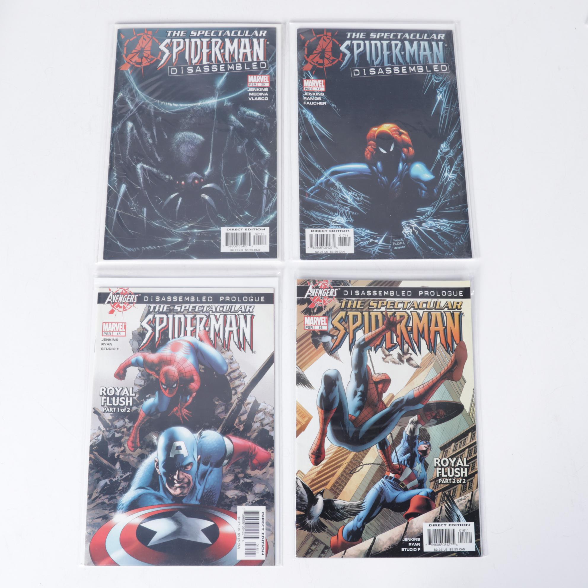 Spider-Man and Ultimate Six Comic Books With Cards and "City of Heroes" PC Game