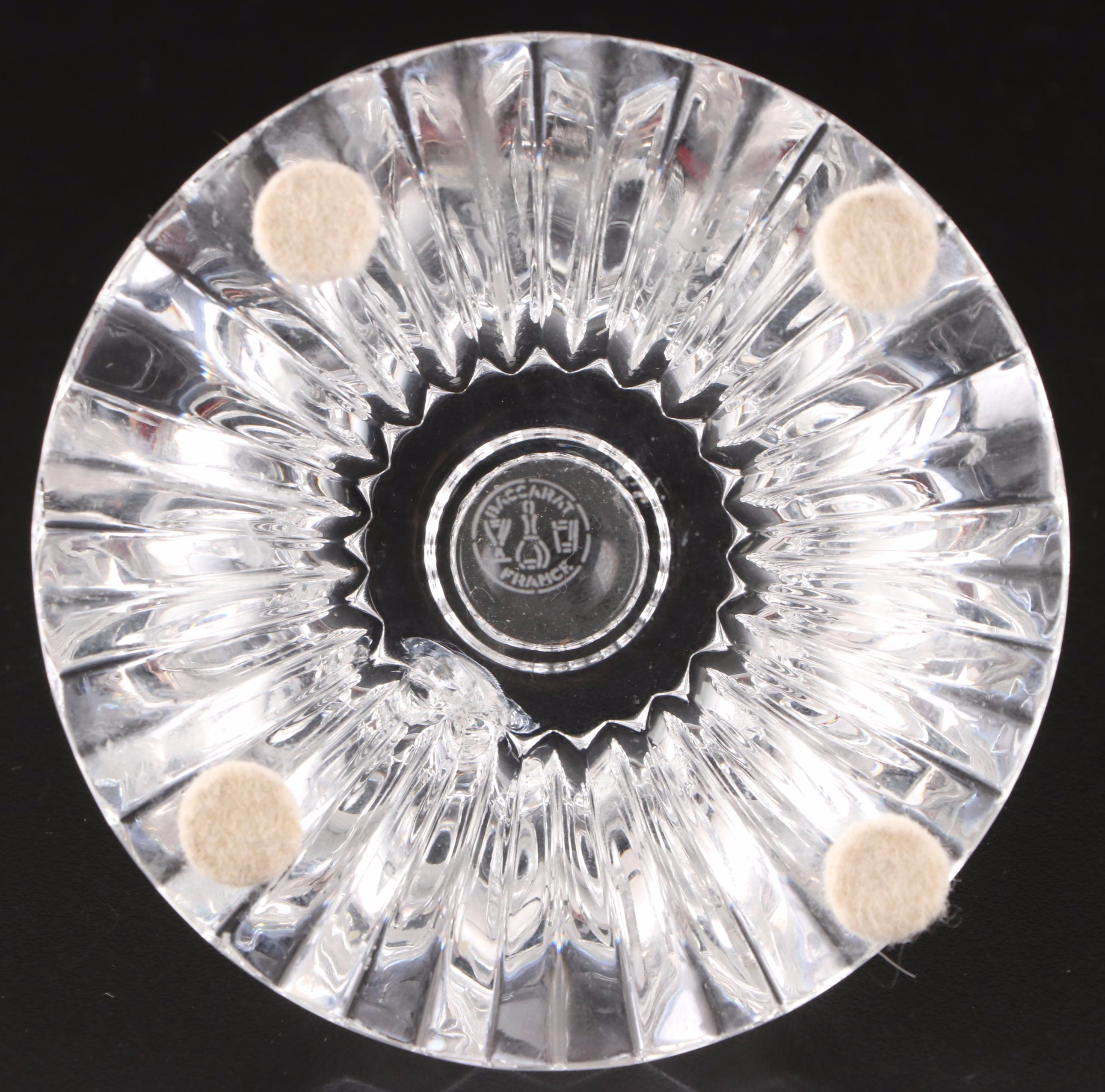 Tiffany & Co. Crystal Vase with Other Crystal Table Accessories