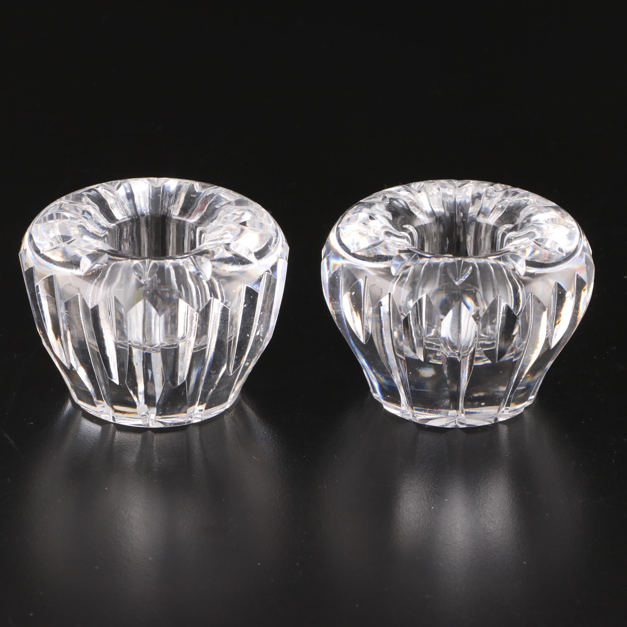 Tiffany & Co. Crystal Vase with Other Crystal Table Accessories