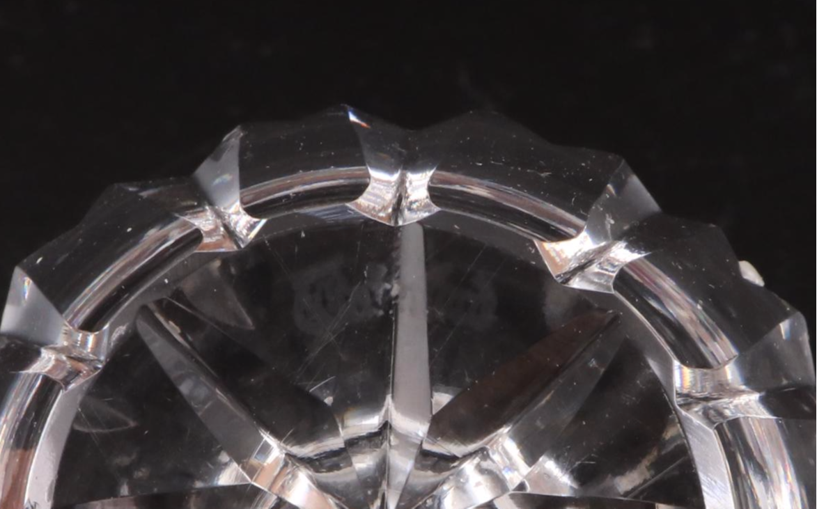 Tiffany & Co. Crystal Vase with Other Crystal Table Accessories