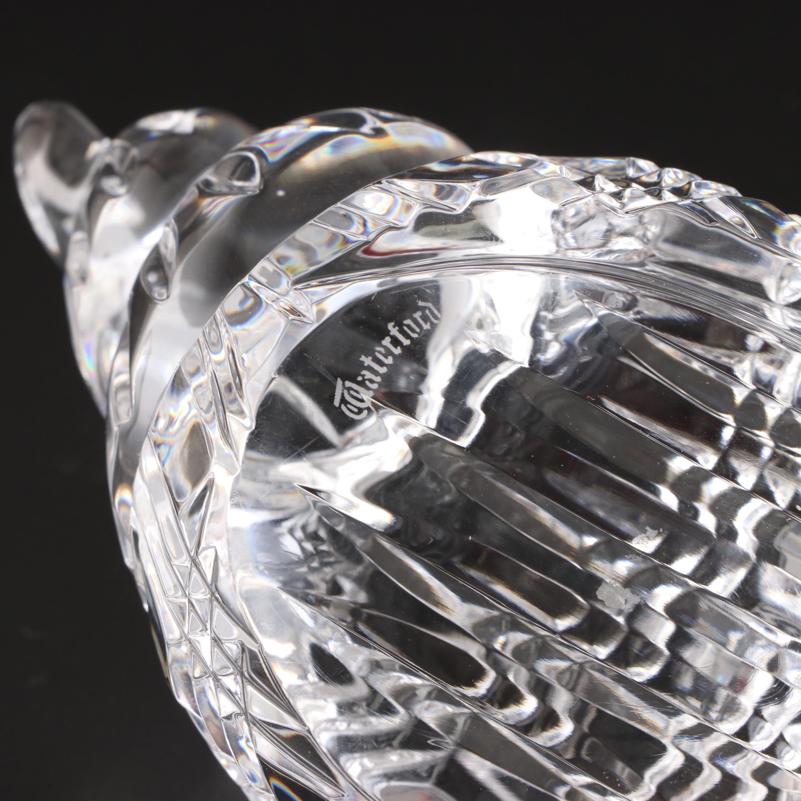 Tiffany & Co. Crystal Vase with Other Crystal Table Accessories