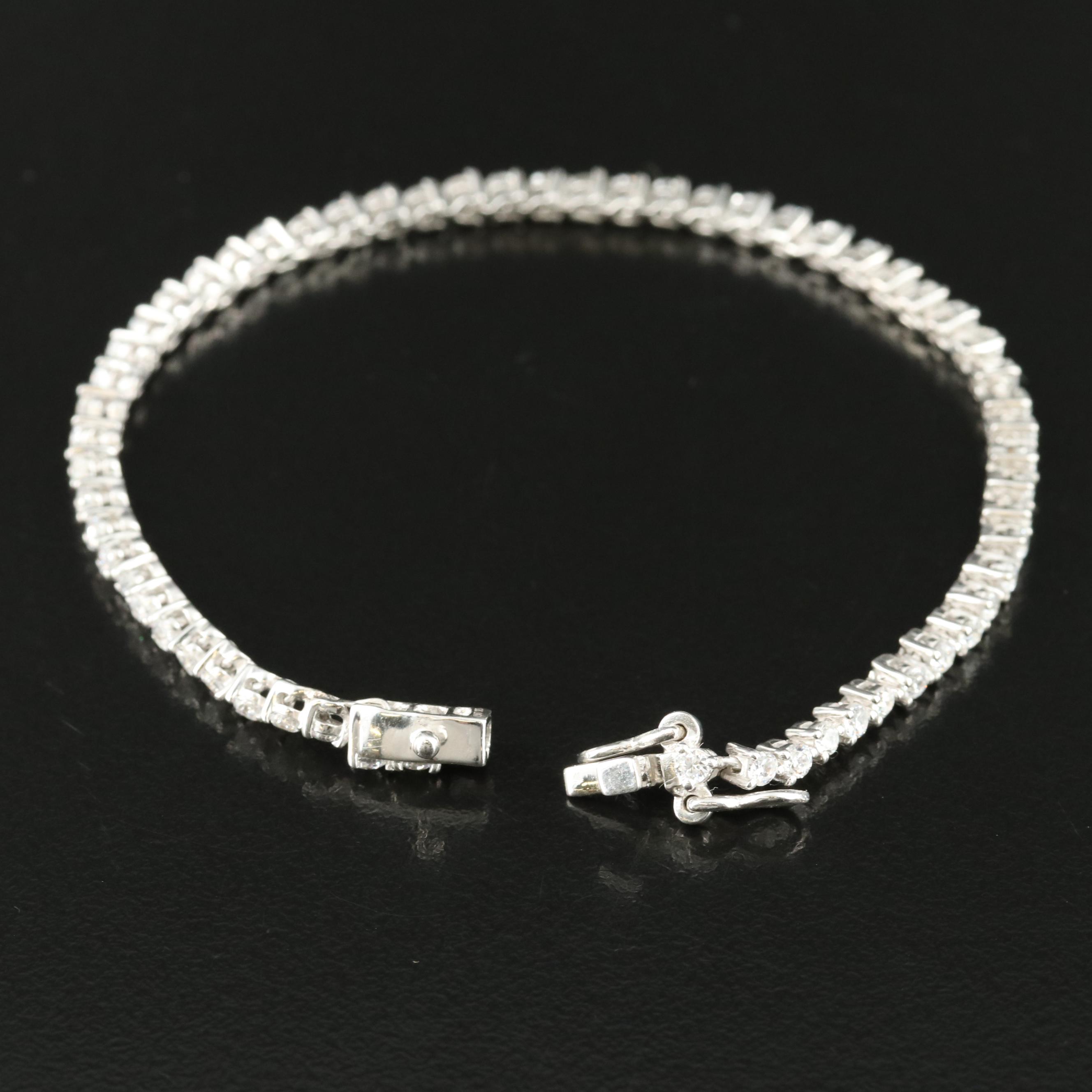 Sterling Cubic Zirconia Bracelet