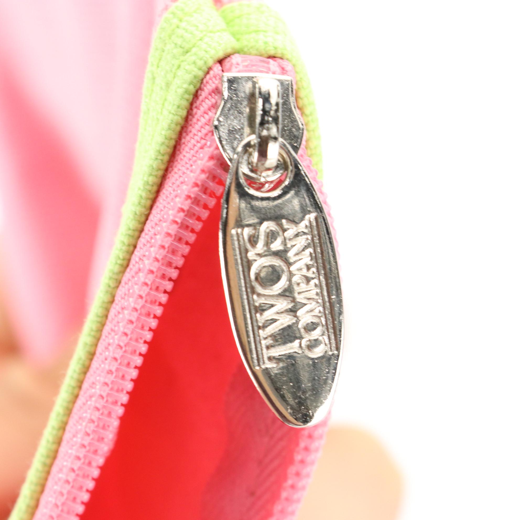 Vineyard Vines Straw Tote with Bamboo Handles and Vera Bradley Zippered Tote Bag