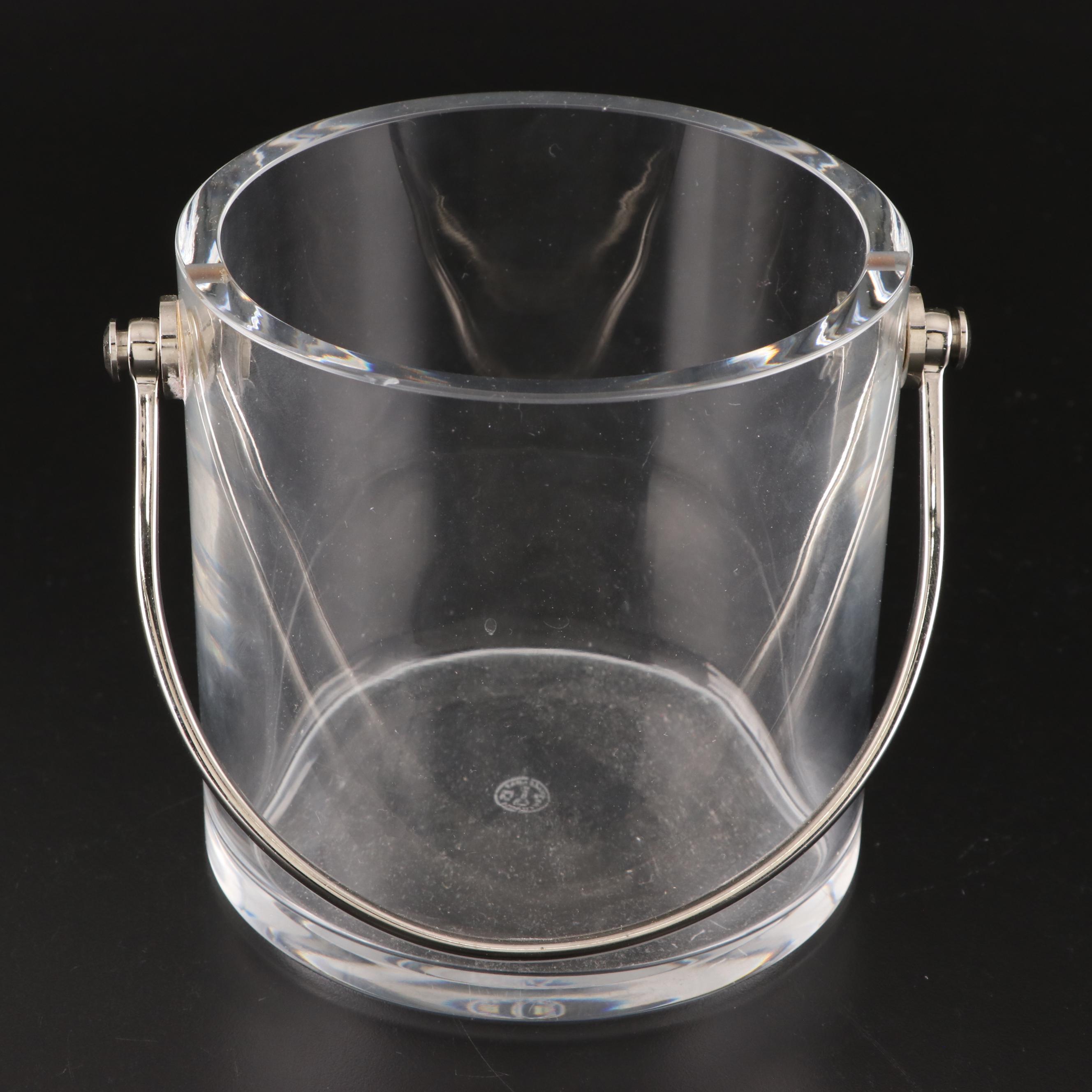Baccarat "Cyclades" Crystal Vase and "Perfection" Crystal Ice Bucket