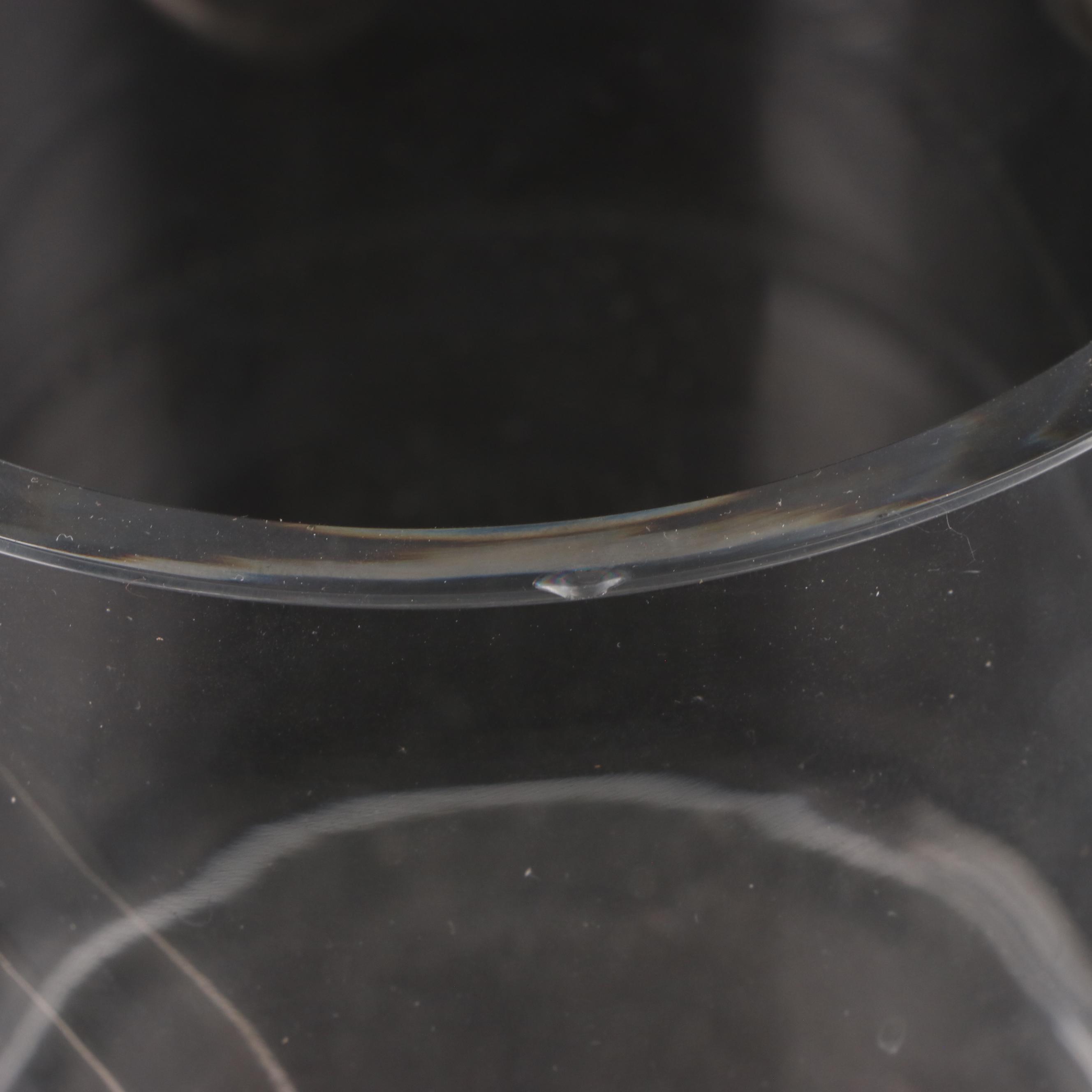 Baccarat "Cyclades" Crystal Vase and "Perfection" Crystal Ice Bucket