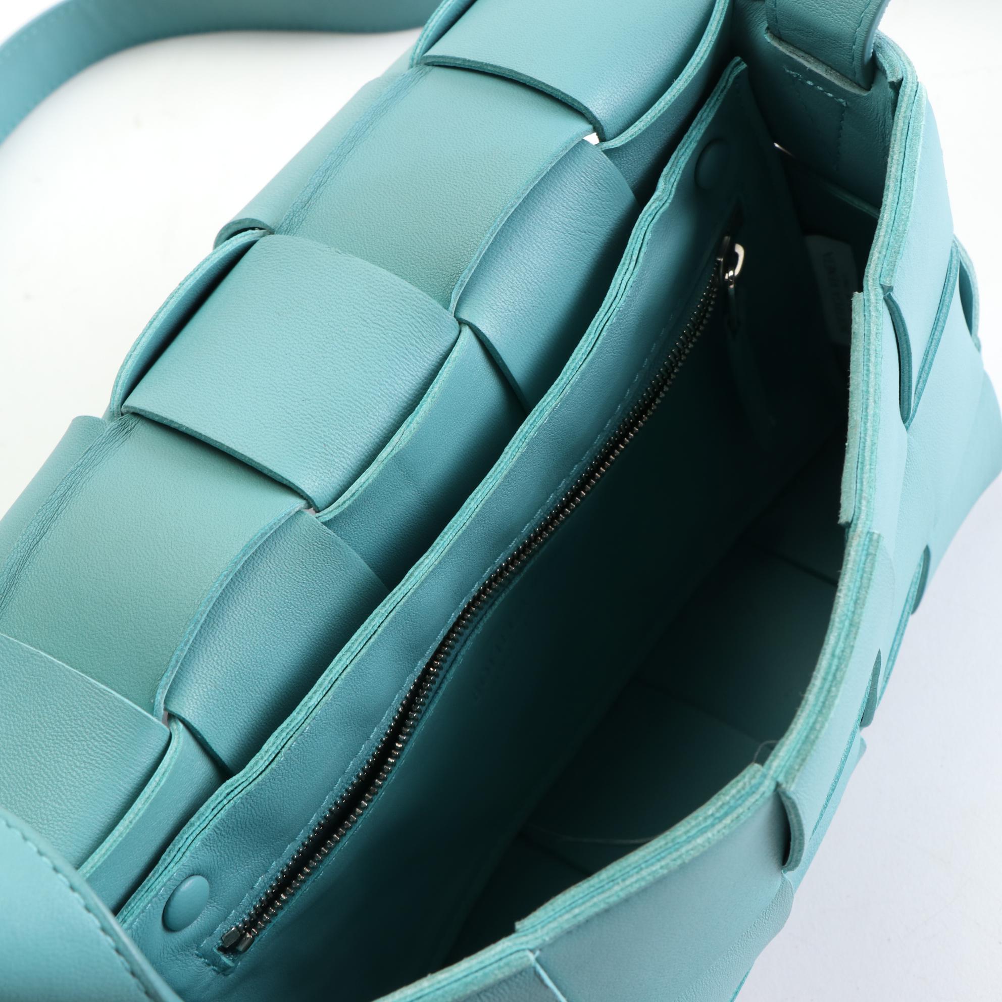 Bottega Veneta Cassette Crossbody in Maxi Intrecciato Leather