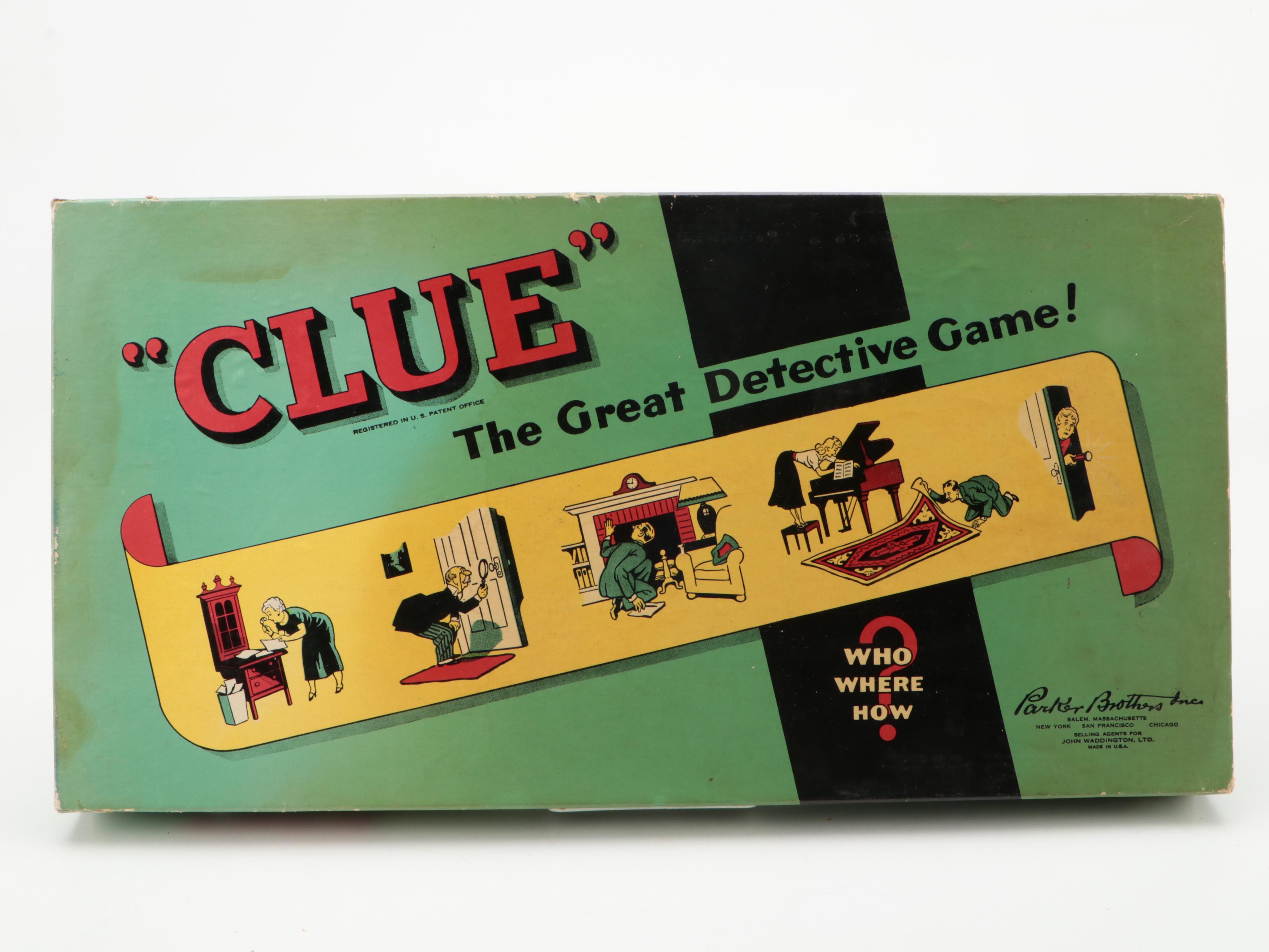 Sorry!, Clue, Monopoly, Rook, and Other Board Games, Mid 20th Century