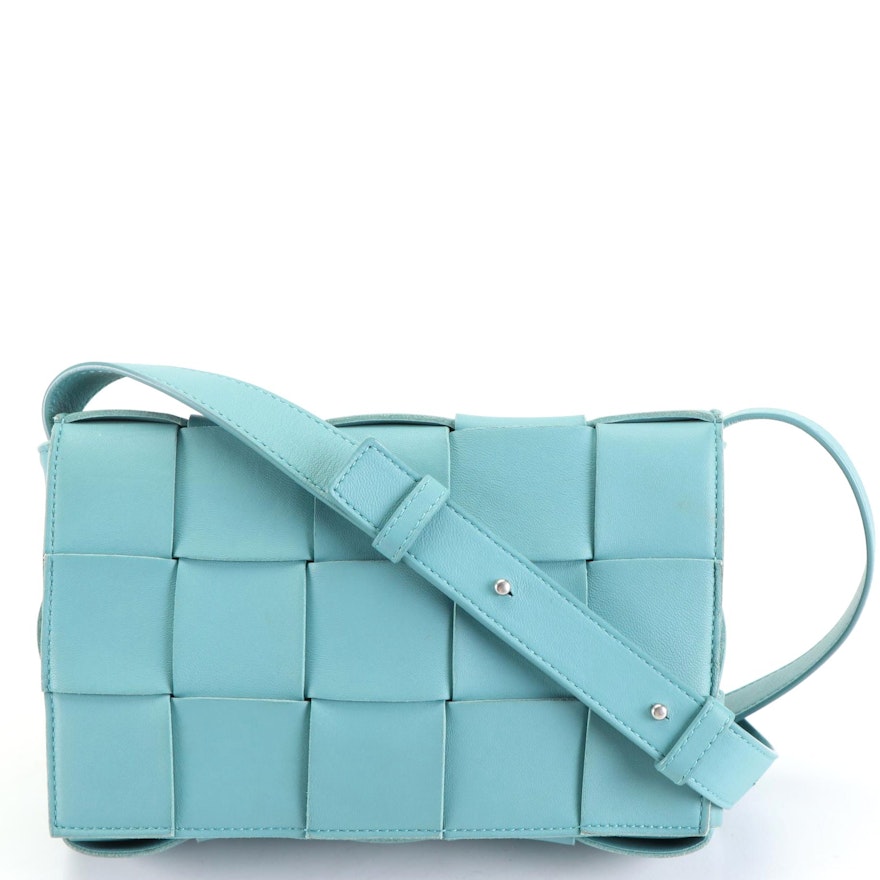 Bottega Veneta Cassette Crossbody in Maxi Intrecciato Leather