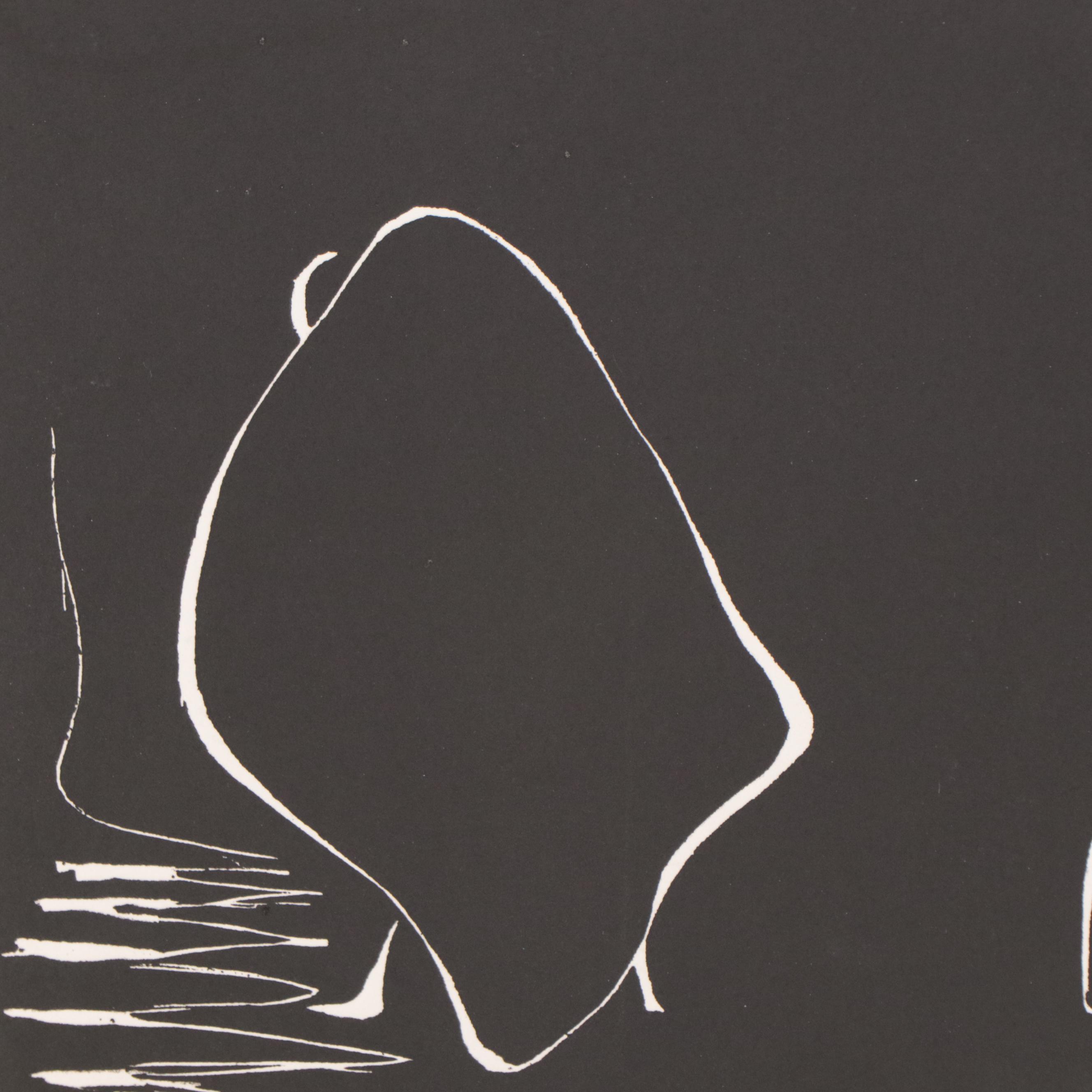 A. David Crown Relief Print "Geese I"