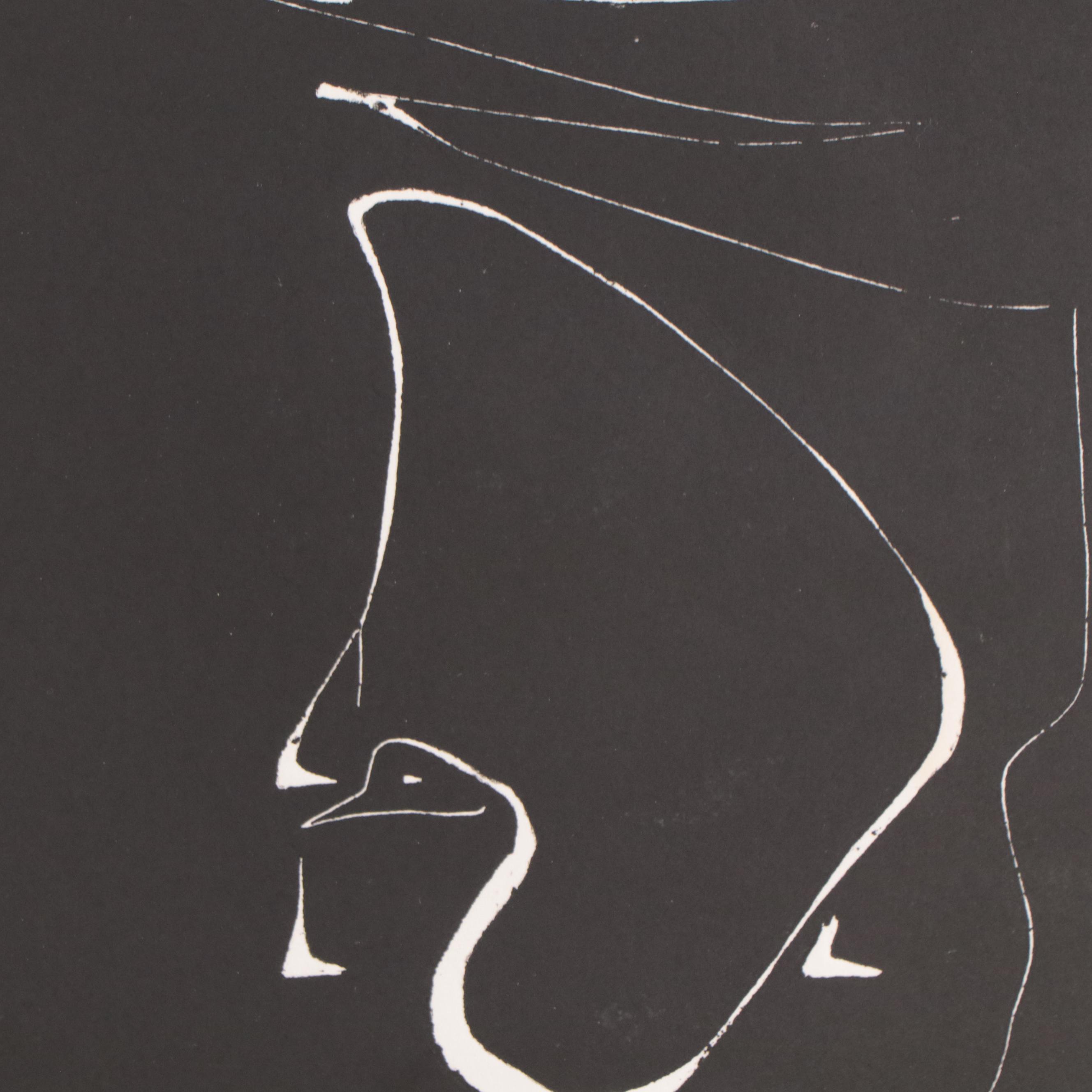 A. David Crown Relief Print "Geese I"