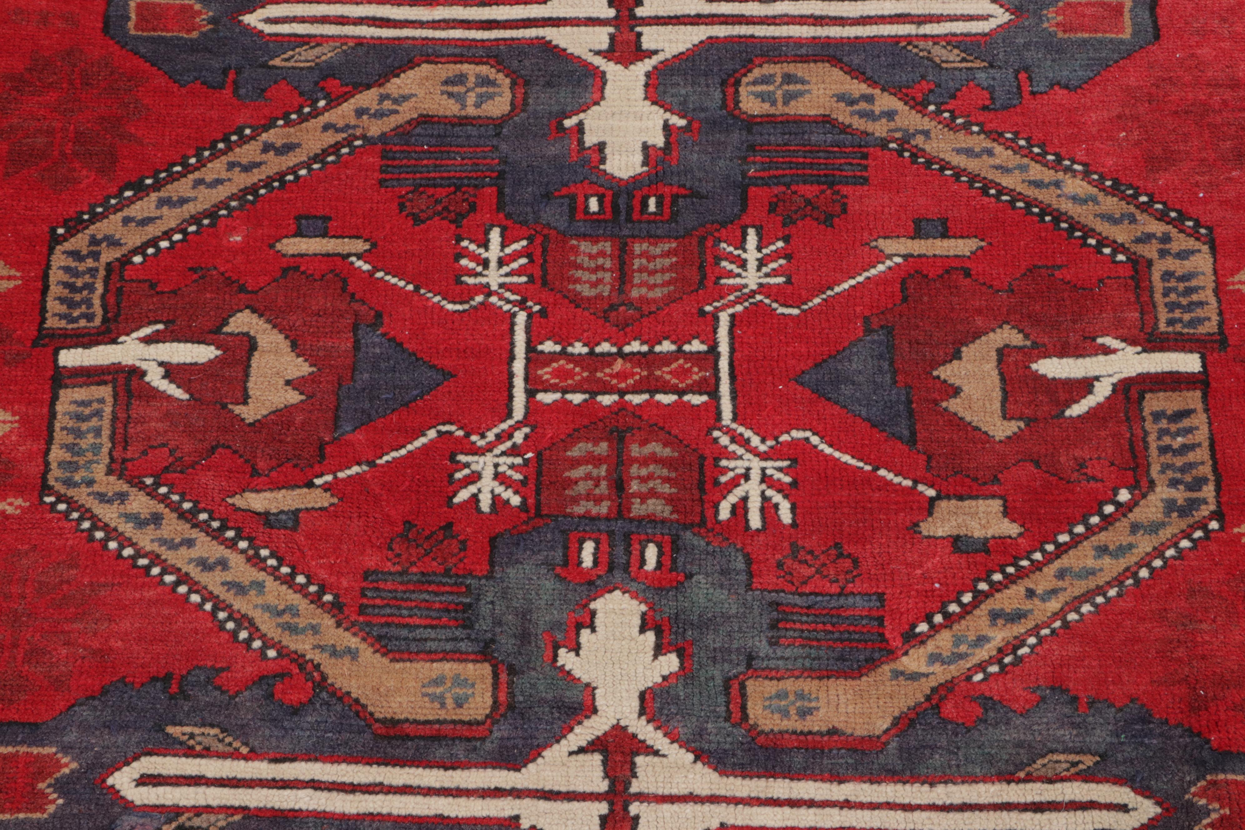 3'4 x 5'6 Hand-Knotted Caucasian Kuba Accent Rug