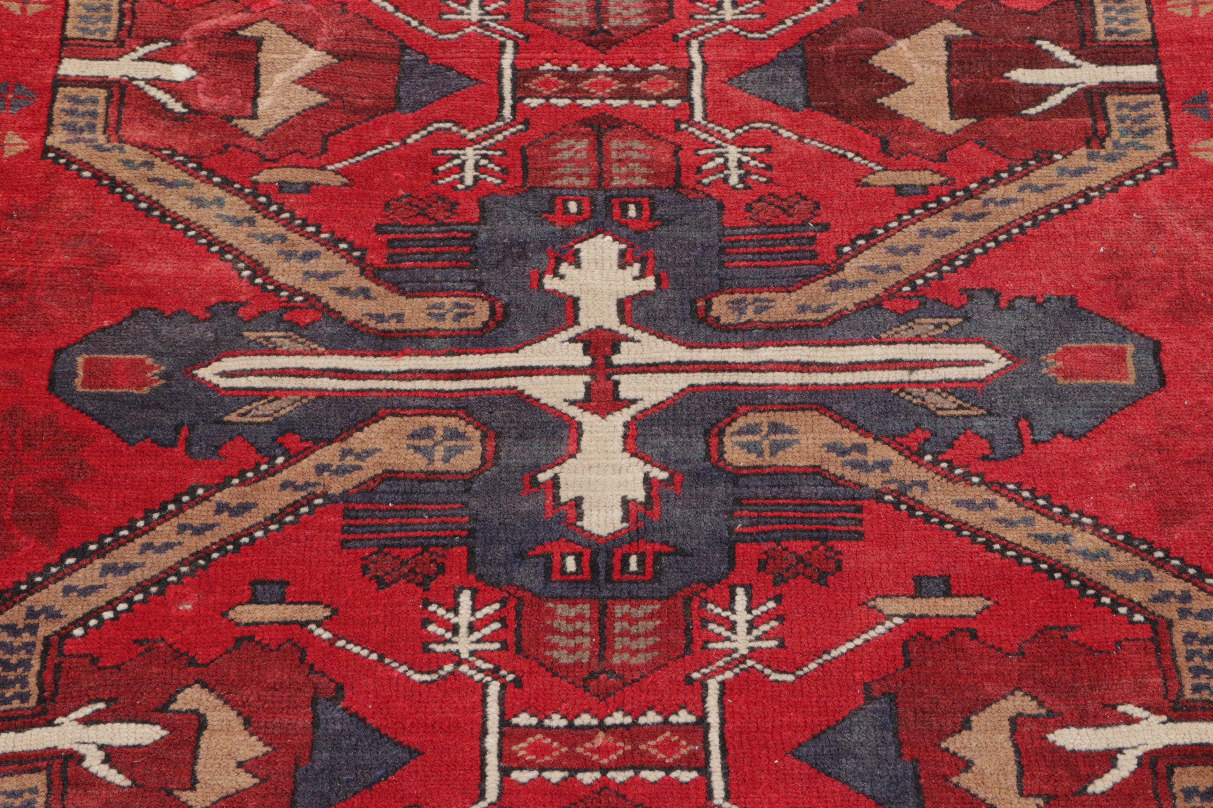 3'4 x 5'6 Hand-Knotted Caucasian Kuba Accent Rug