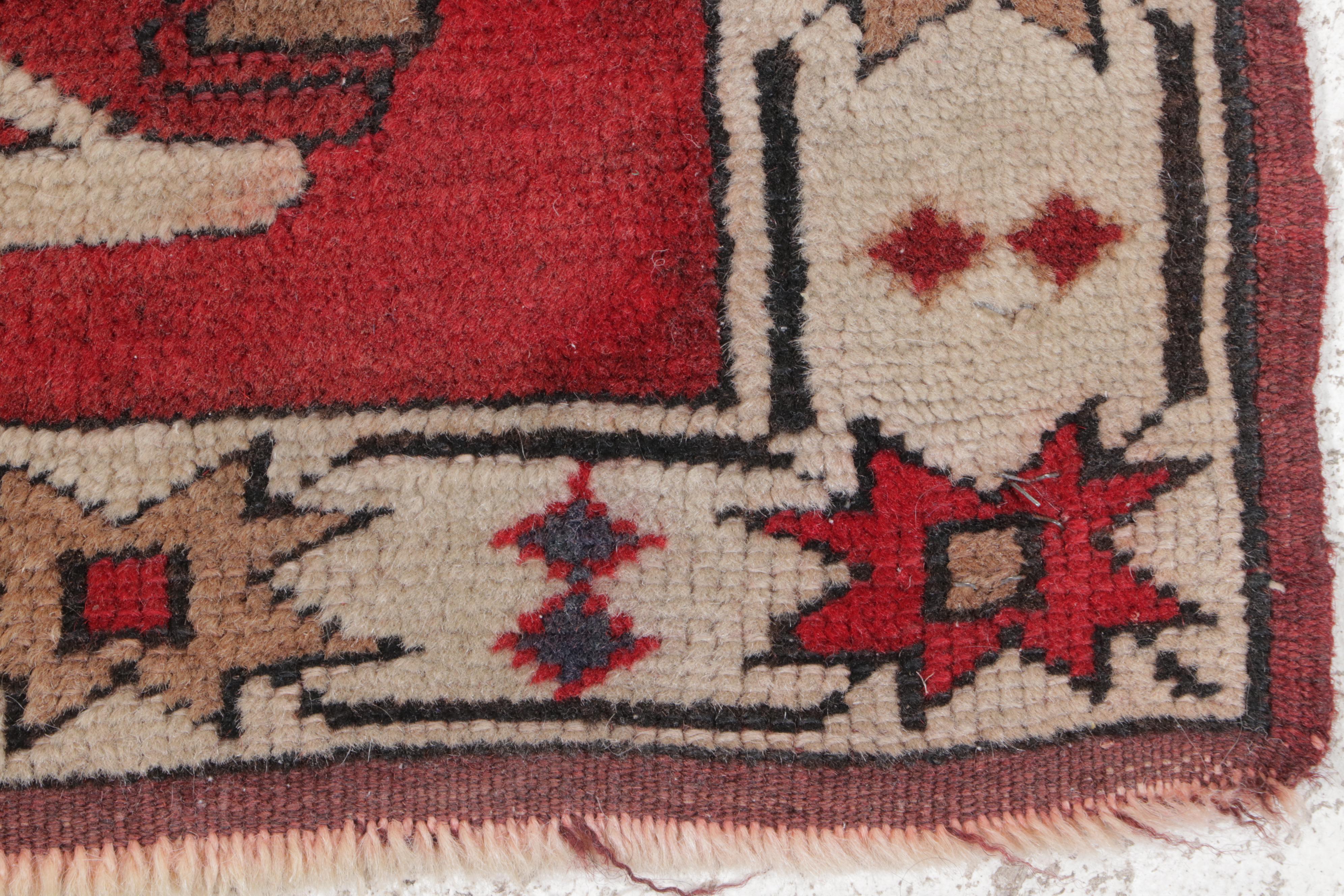 3'4 x 5'6 Hand-Knotted Caucasian Kuba Accent Rug