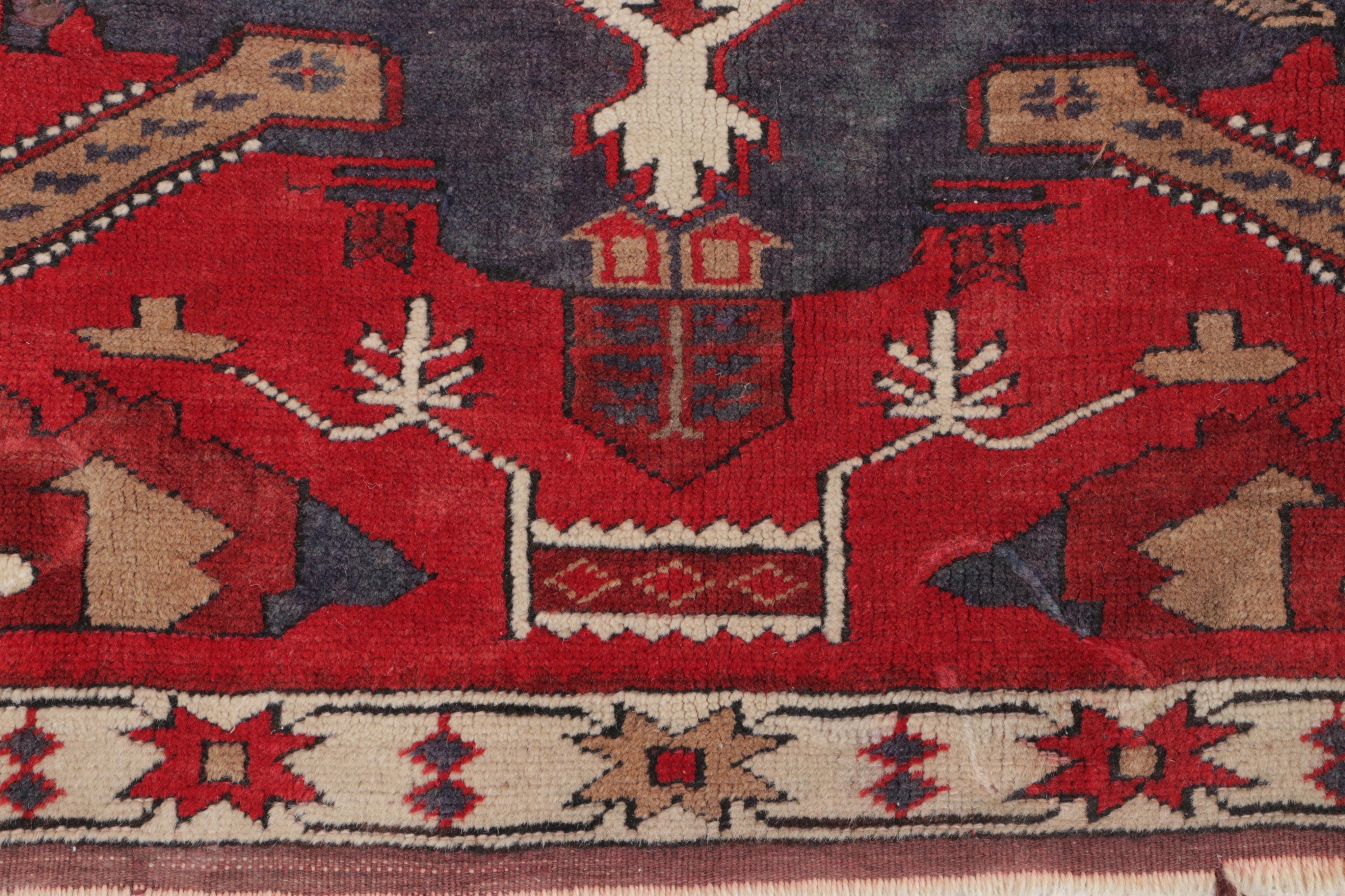 3'4 x 5'6 Hand-Knotted Caucasian Kuba Accent Rug