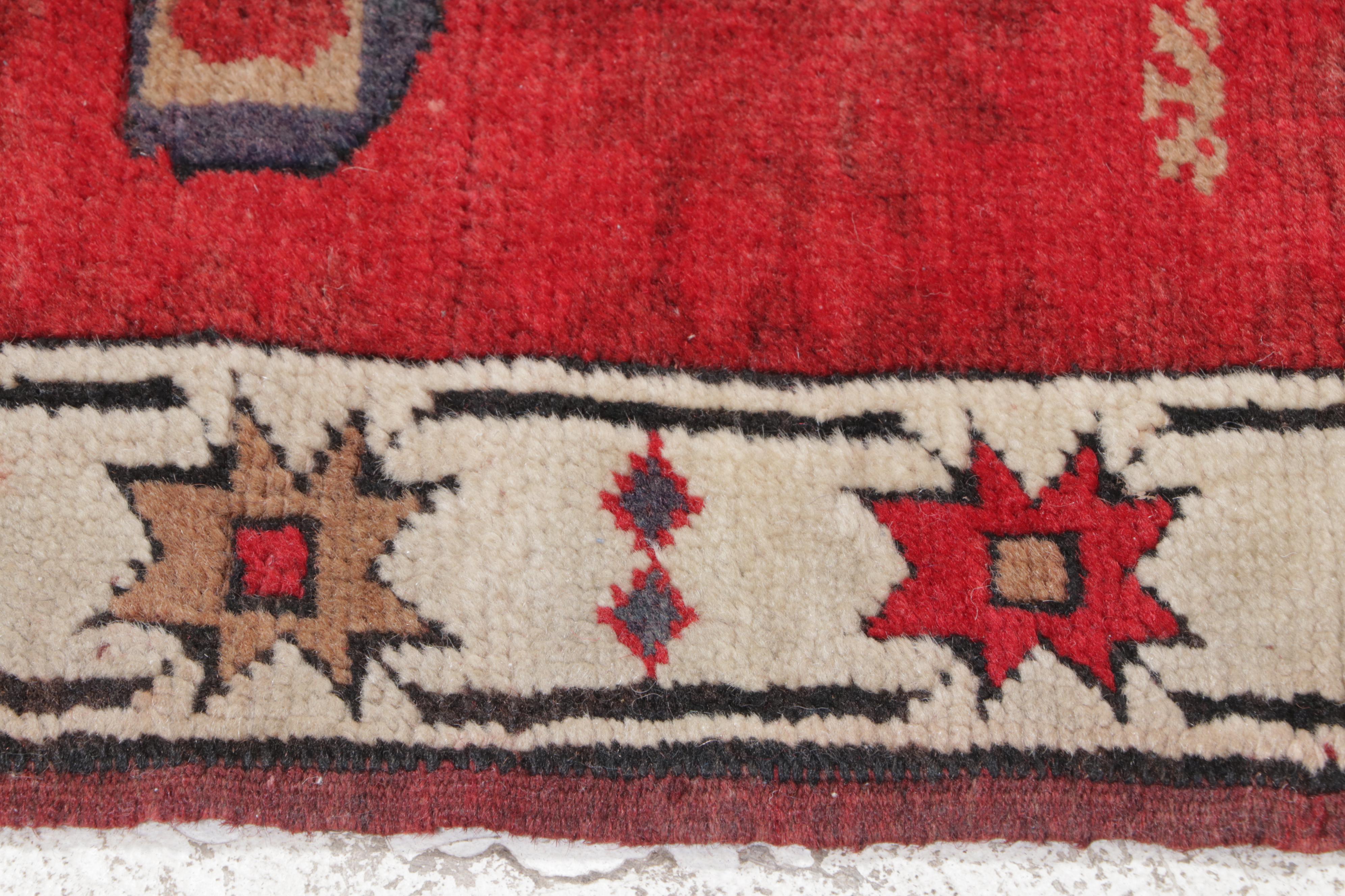3'4 x 5'6 Hand-Knotted Caucasian Kuba Accent Rug