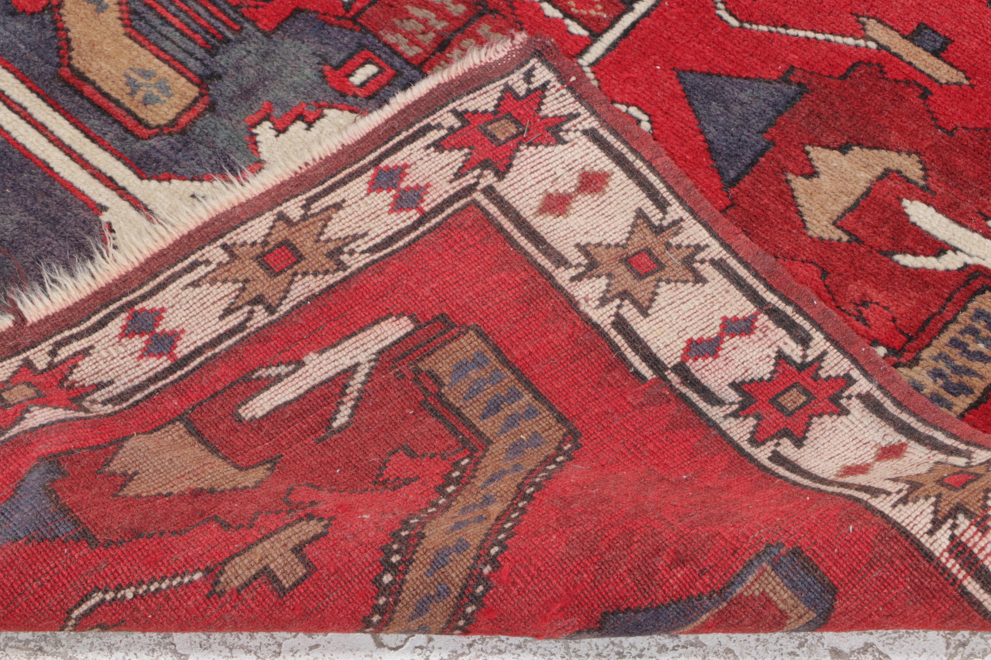 3'4 x 5'6 Hand-Knotted Caucasian Kuba Accent Rug