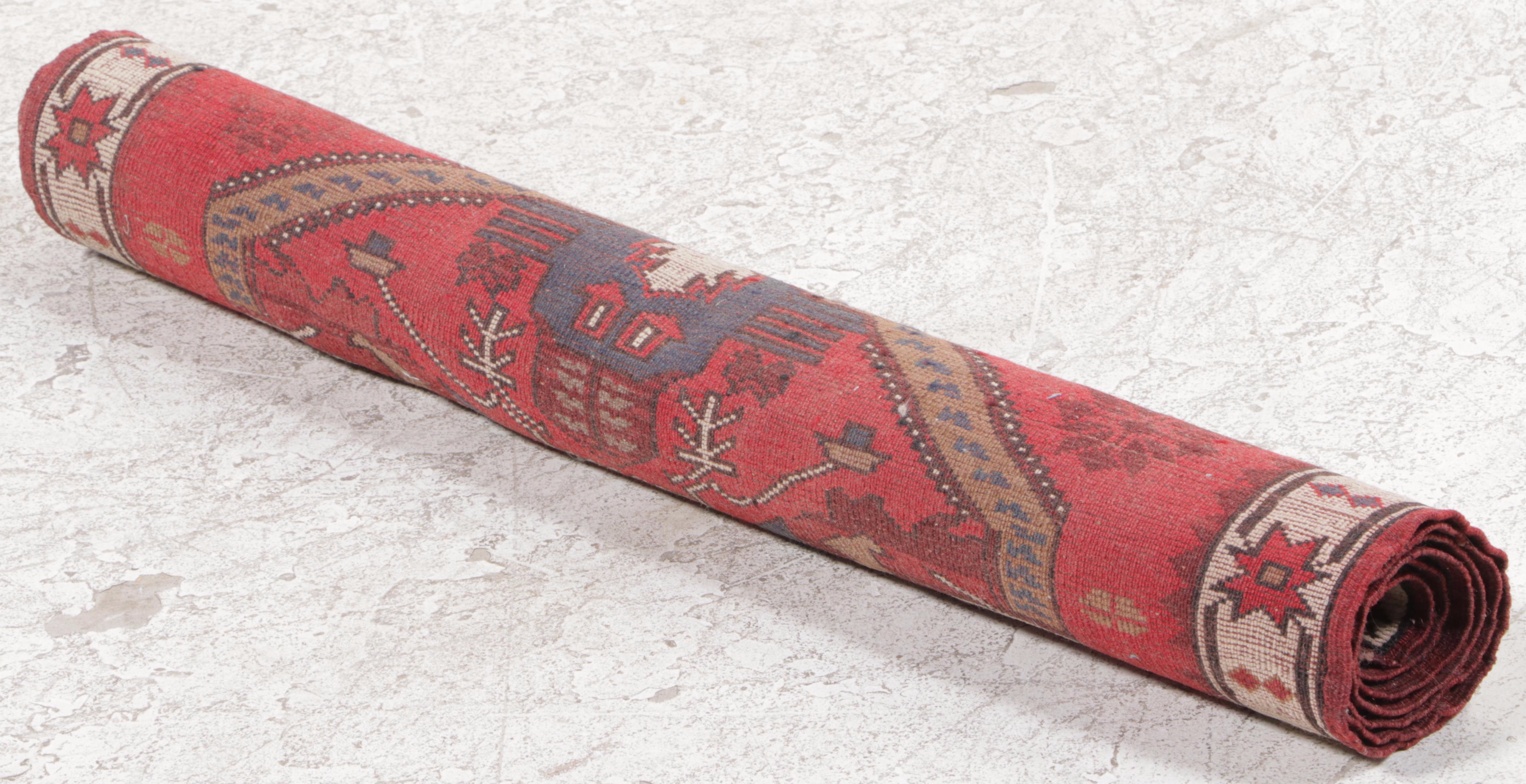 3'4 x 5'6 Hand-Knotted Caucasian Kuba Accent Rug