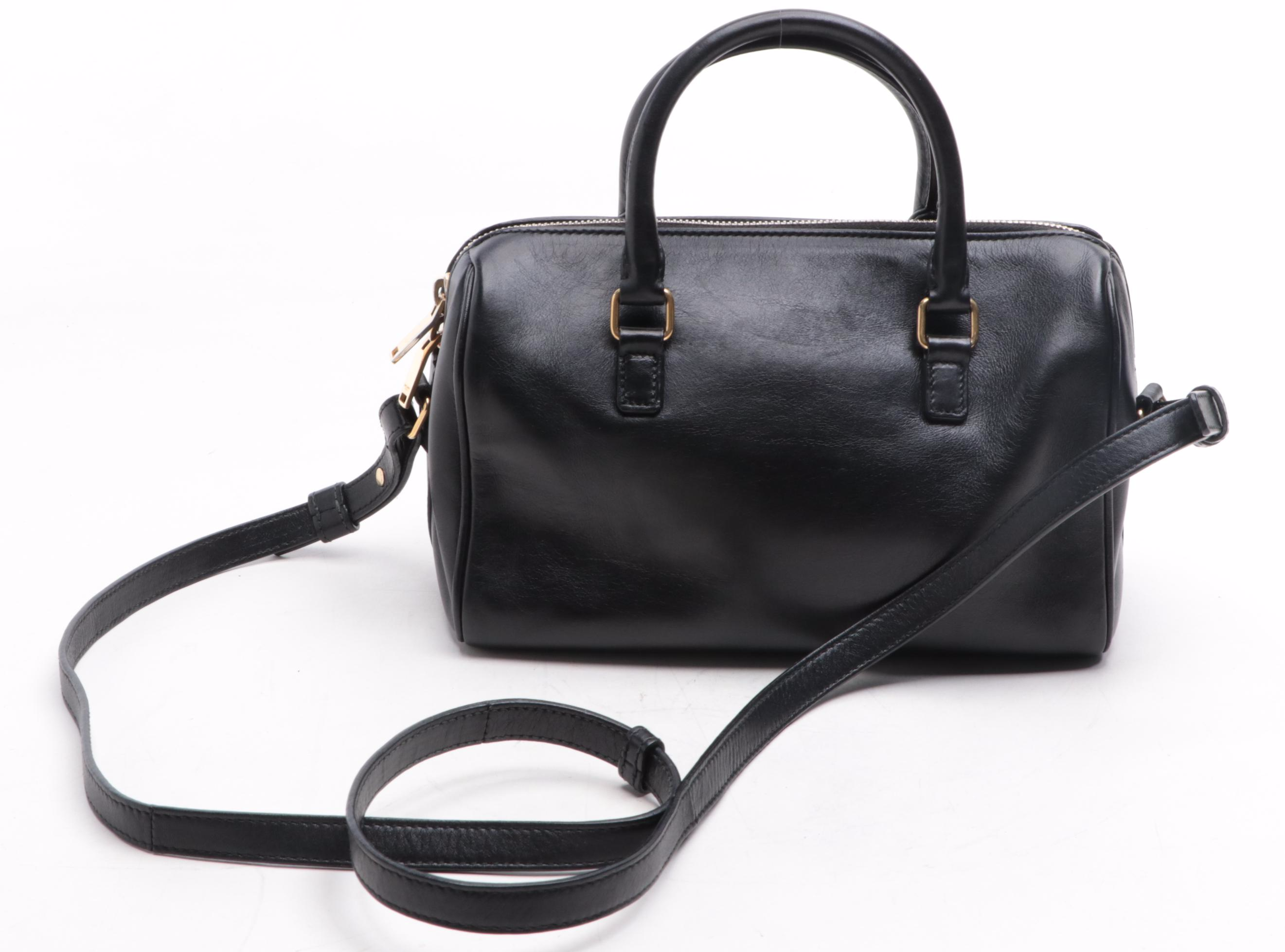 Saint Laurent Classic Baby Duffle Bag in Leather