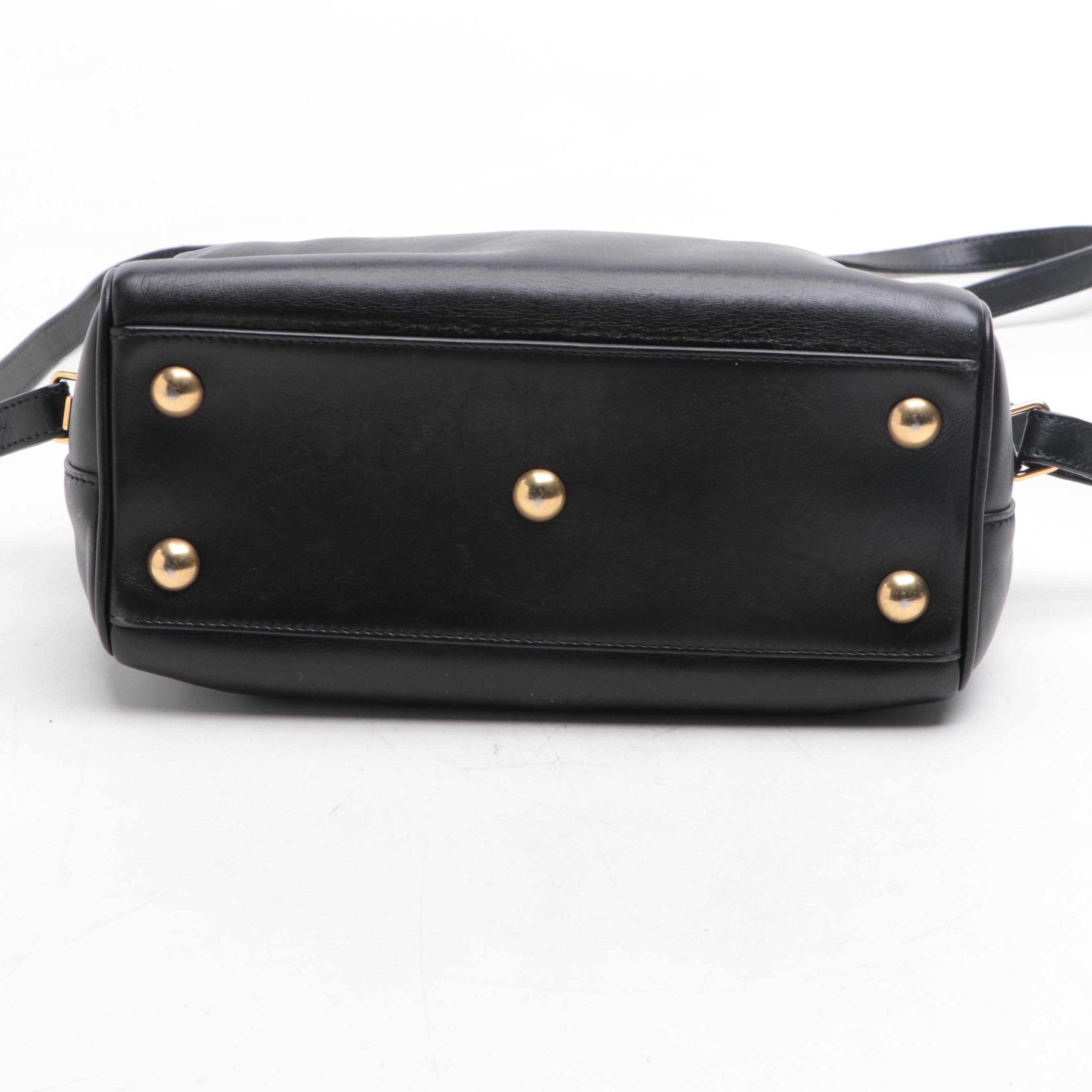 Saint Laurent Classic Baby Duffle Bag in Leather