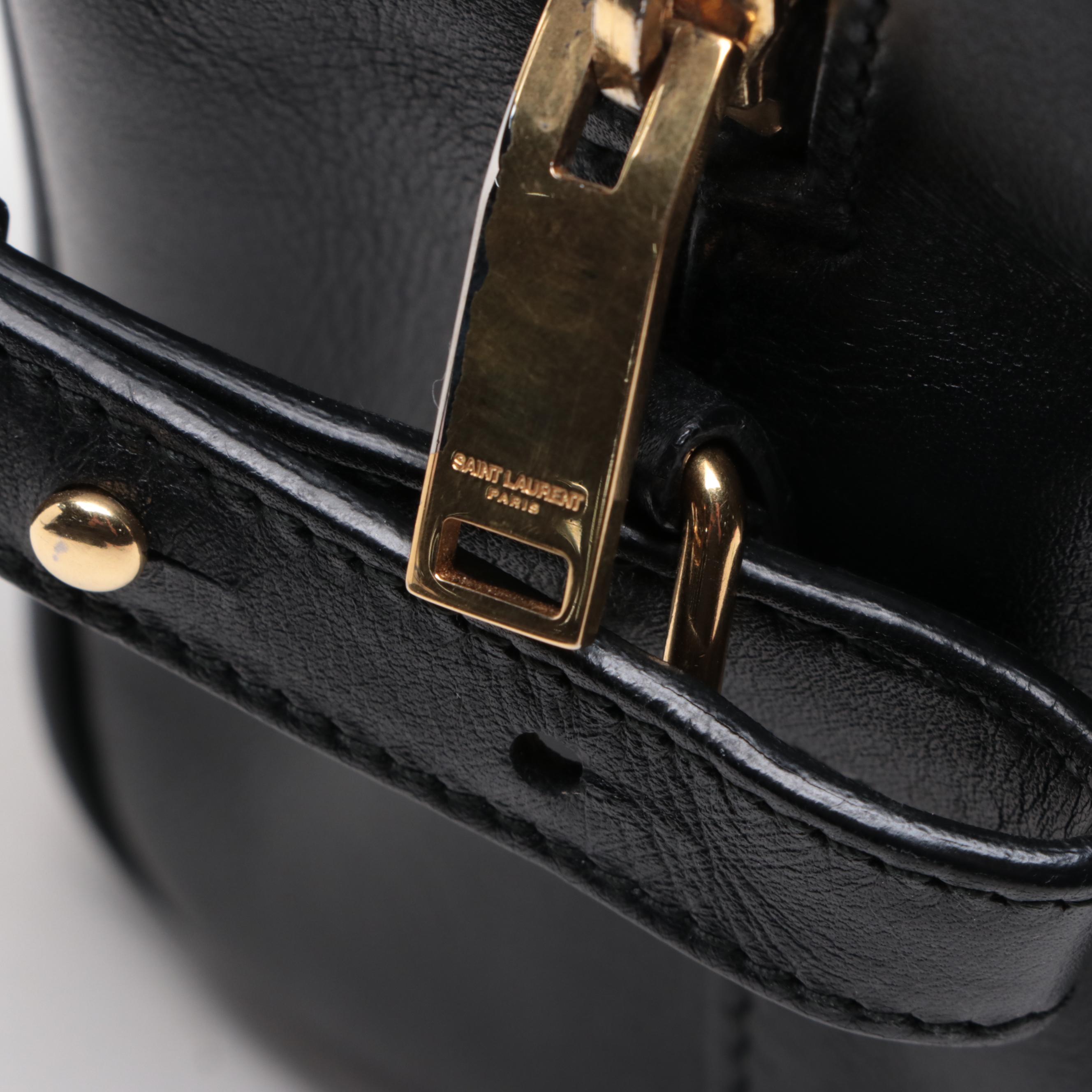 Saint Laurent Classic Baby Duffle Bag in Leather