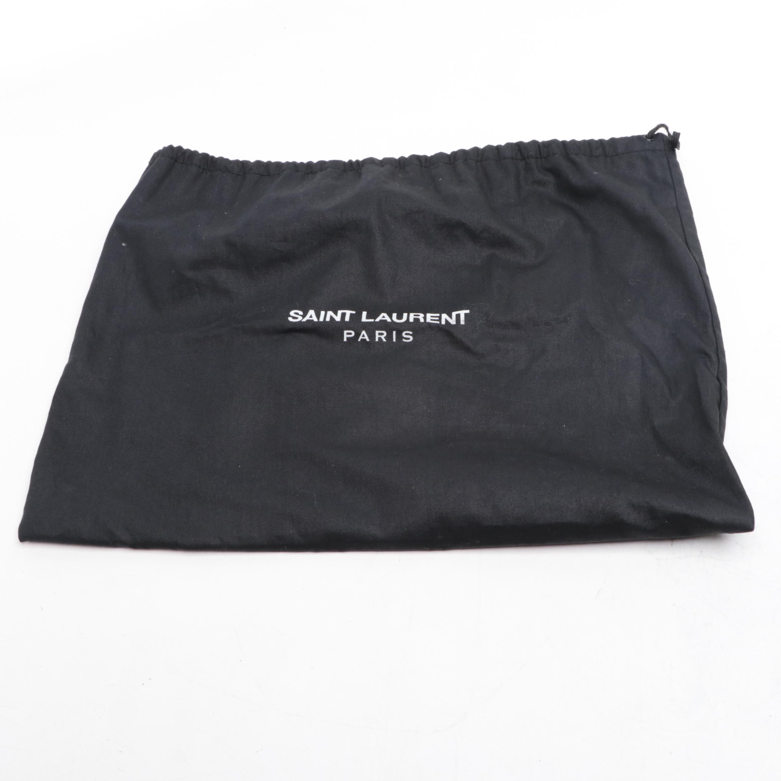 Saint Laurent Classic Baby Duffle Bag in Leather