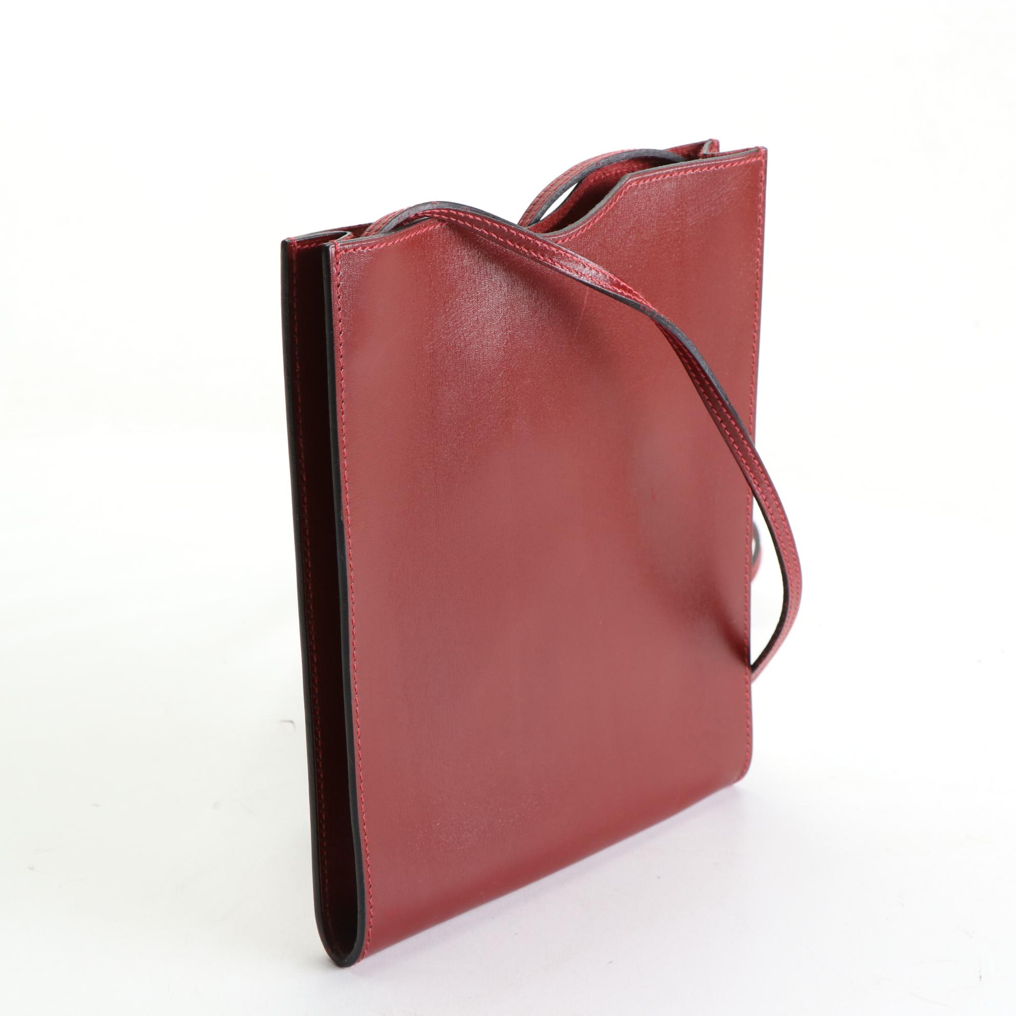 Hermès Onimaitou Crossbody Bag in Rouge H Box Calf Leather