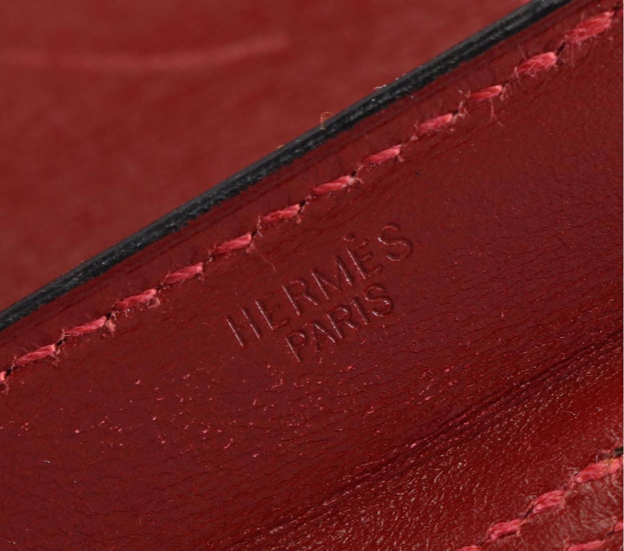 Hermès Onimaitou Crossbody Bag in Rouge H Box Calf Leather