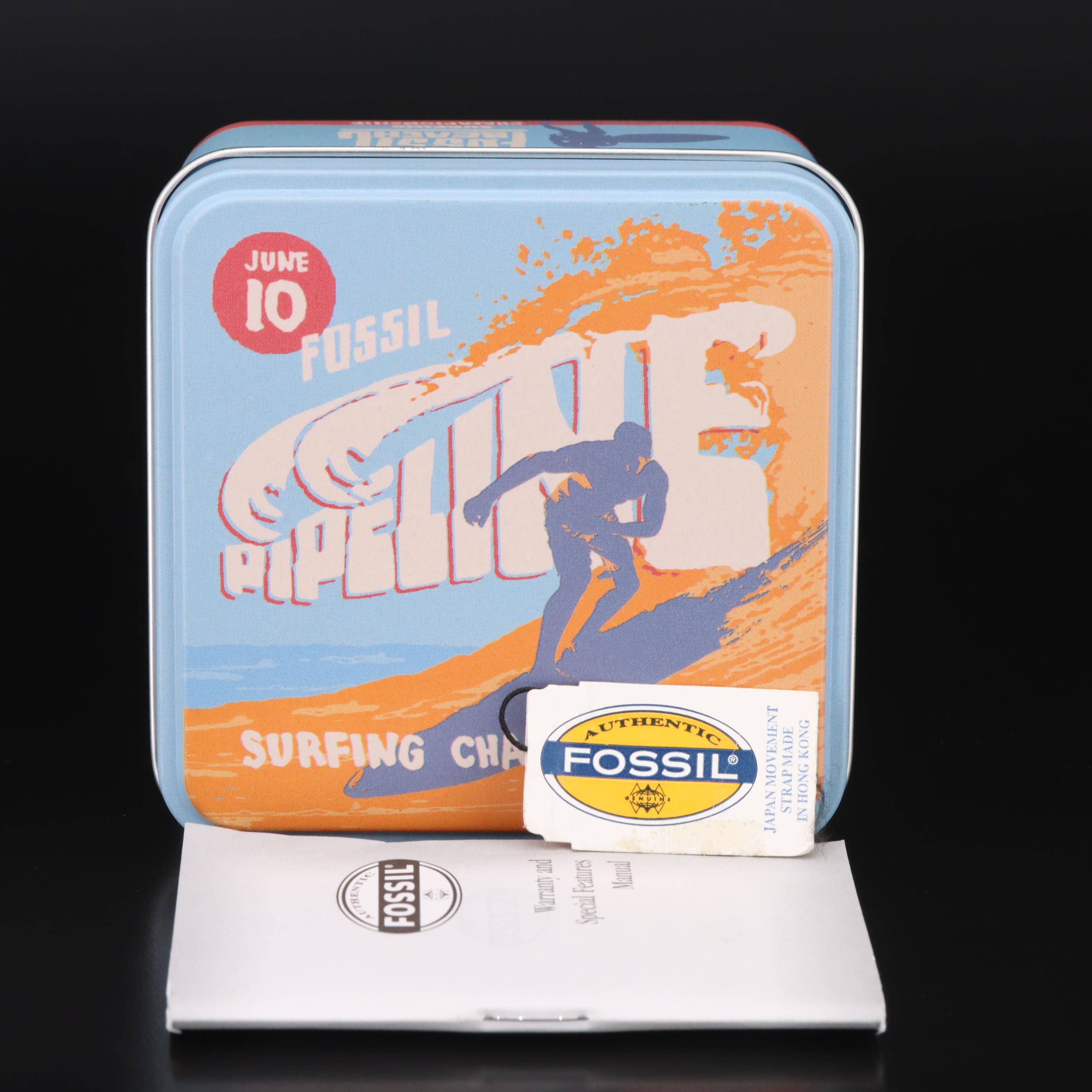 Fossil Titanium Two-Tone Quartz Watch