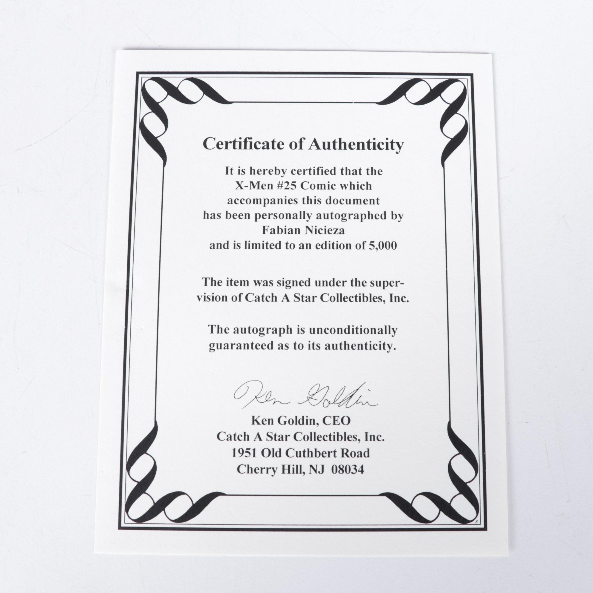 Palmer Signed Avengers, Fabian Signed X-Men, More Signed Comic Books