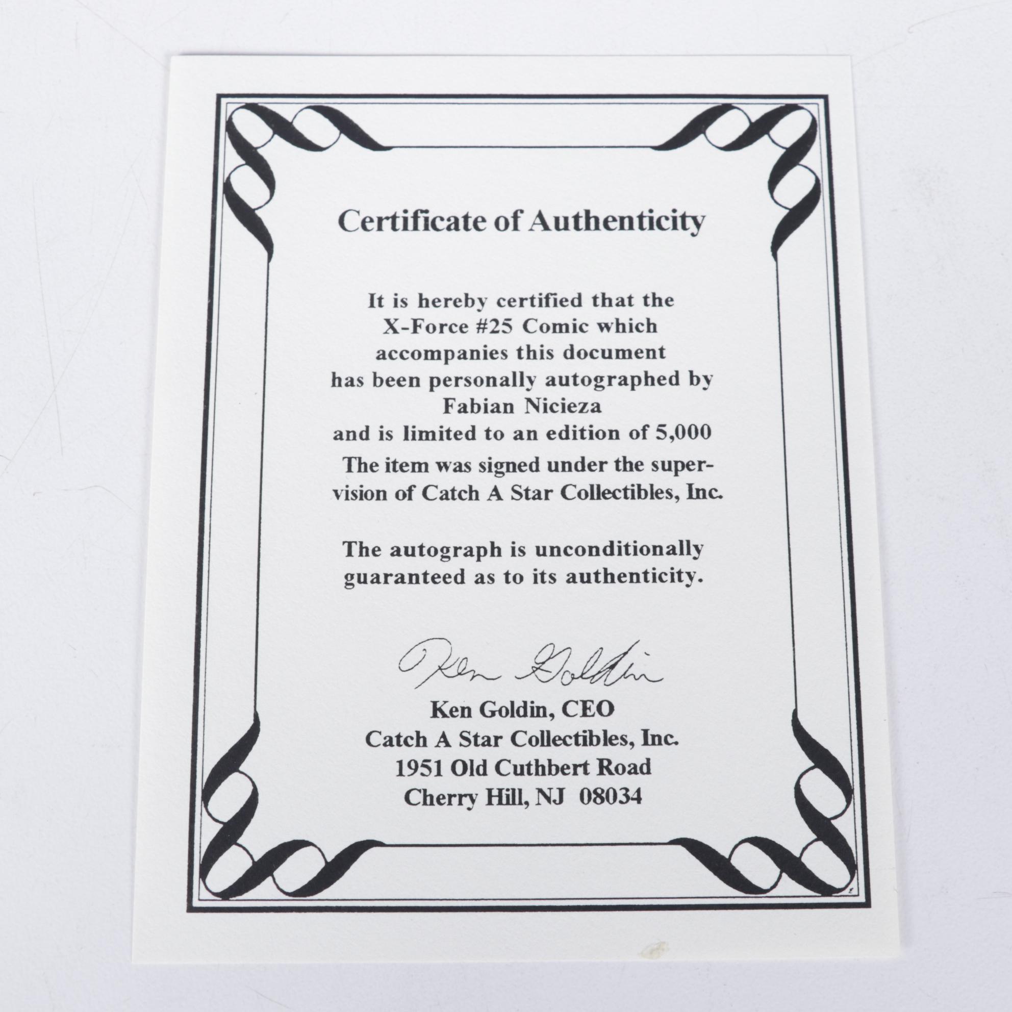 Palmer Signed Avengers, Fabian Signed X-Men, More Signed Comic Books