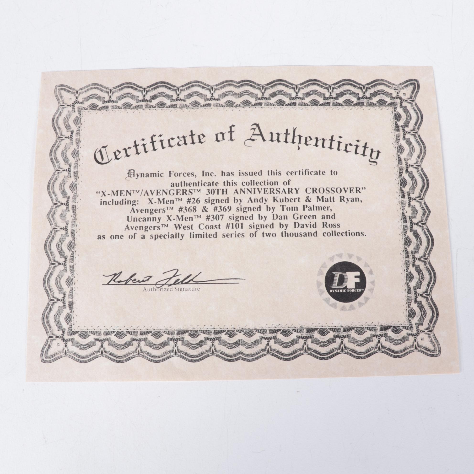 Palmer Signed Avengers, Fabian Signed X-Men, More Signed Comic Books