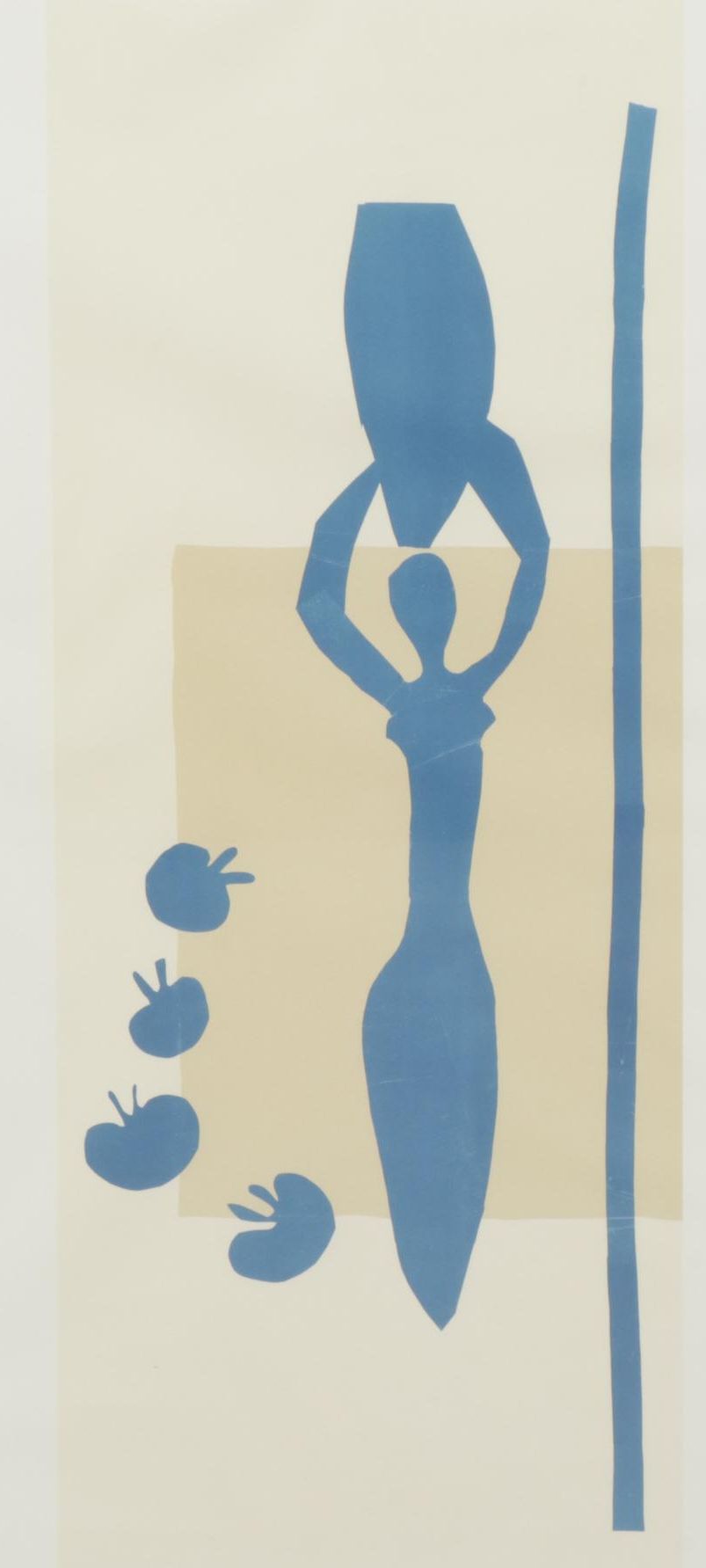 Color Lithograph After Henri Matisse "Woman With Amphora and Pomegranates"