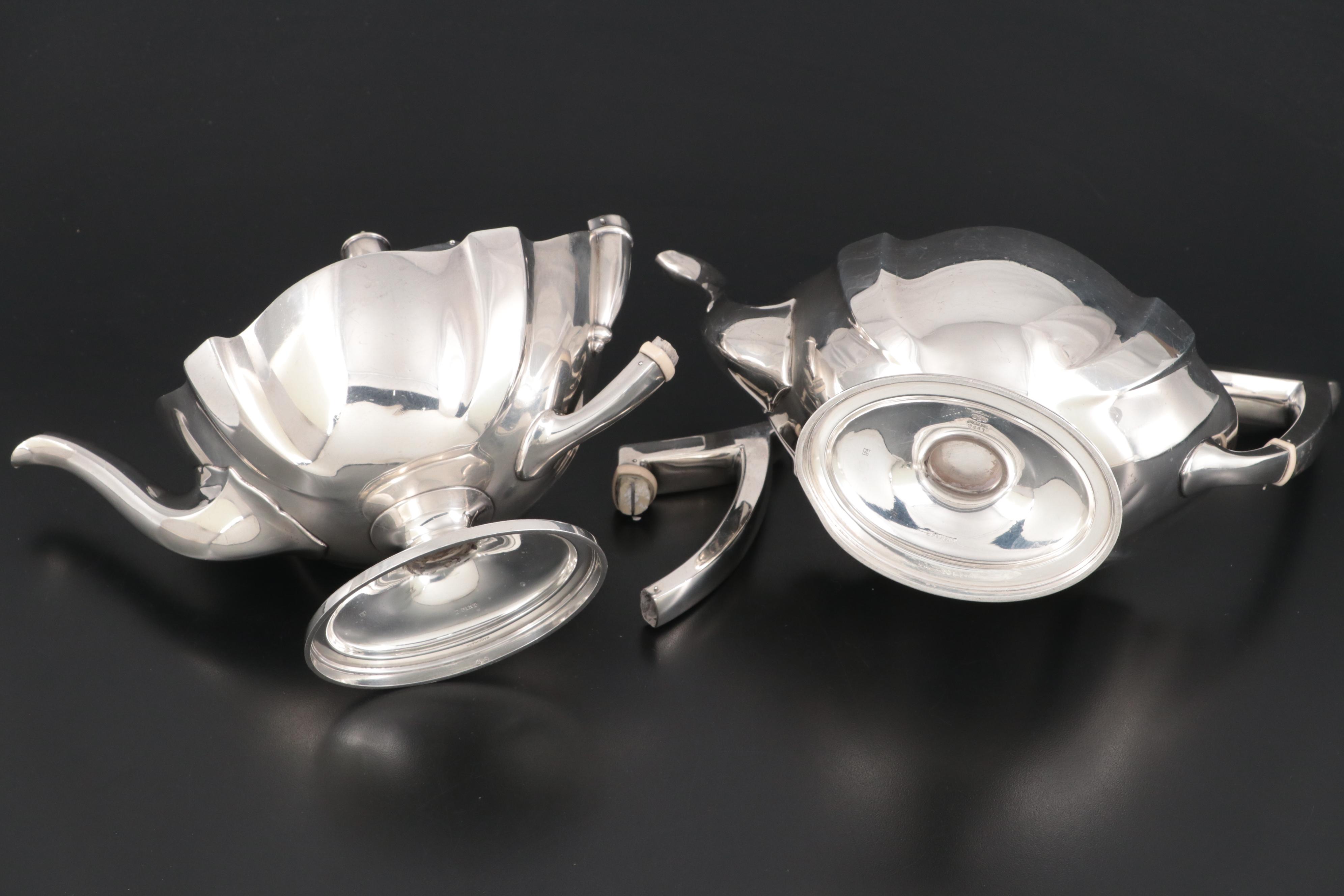 Gorham "Plymouth" Sterling Silver Tea and Coffee Service, 1944