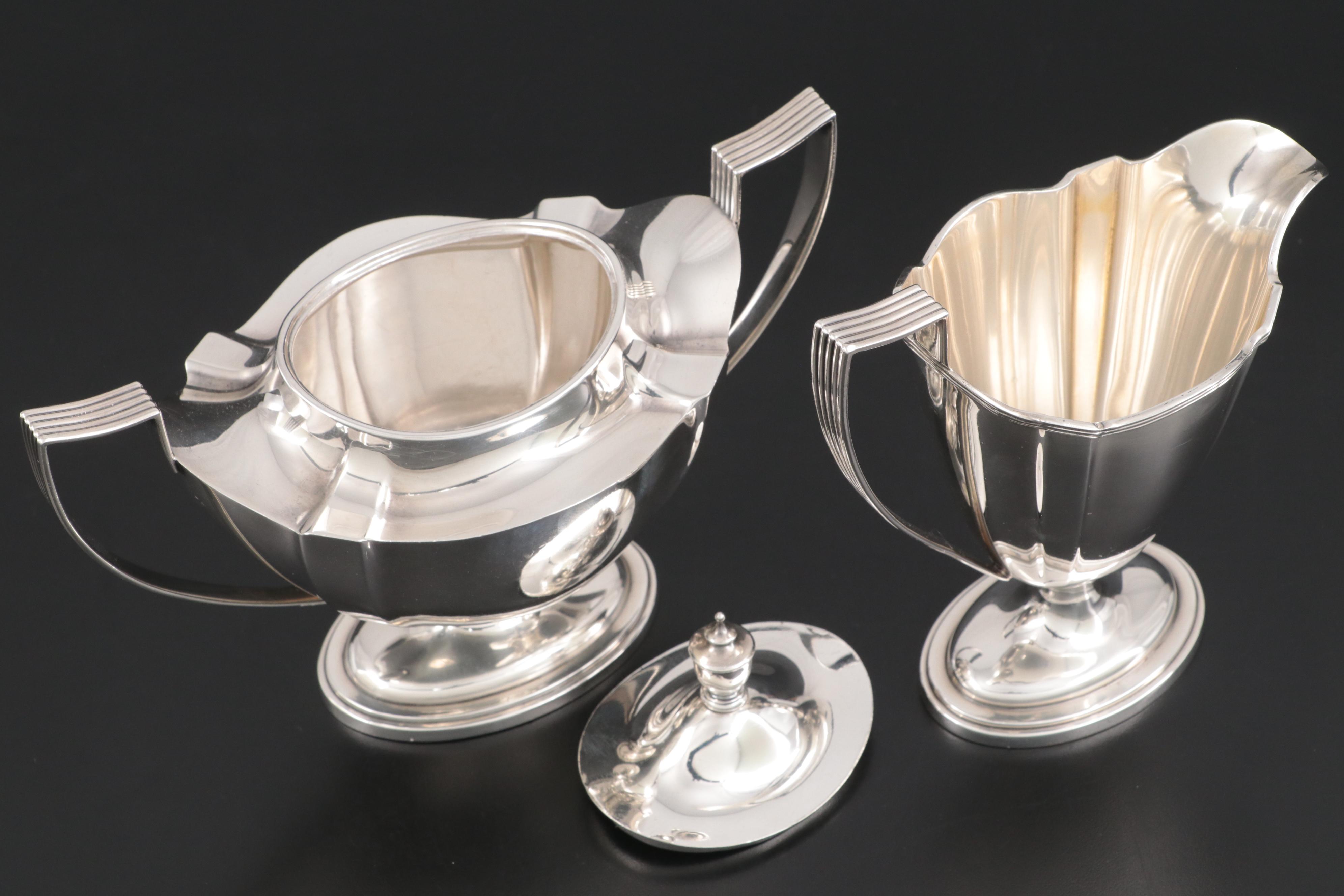 Gorham "Plymouth" Sterling Silver Tea and Coffee Service, 1944