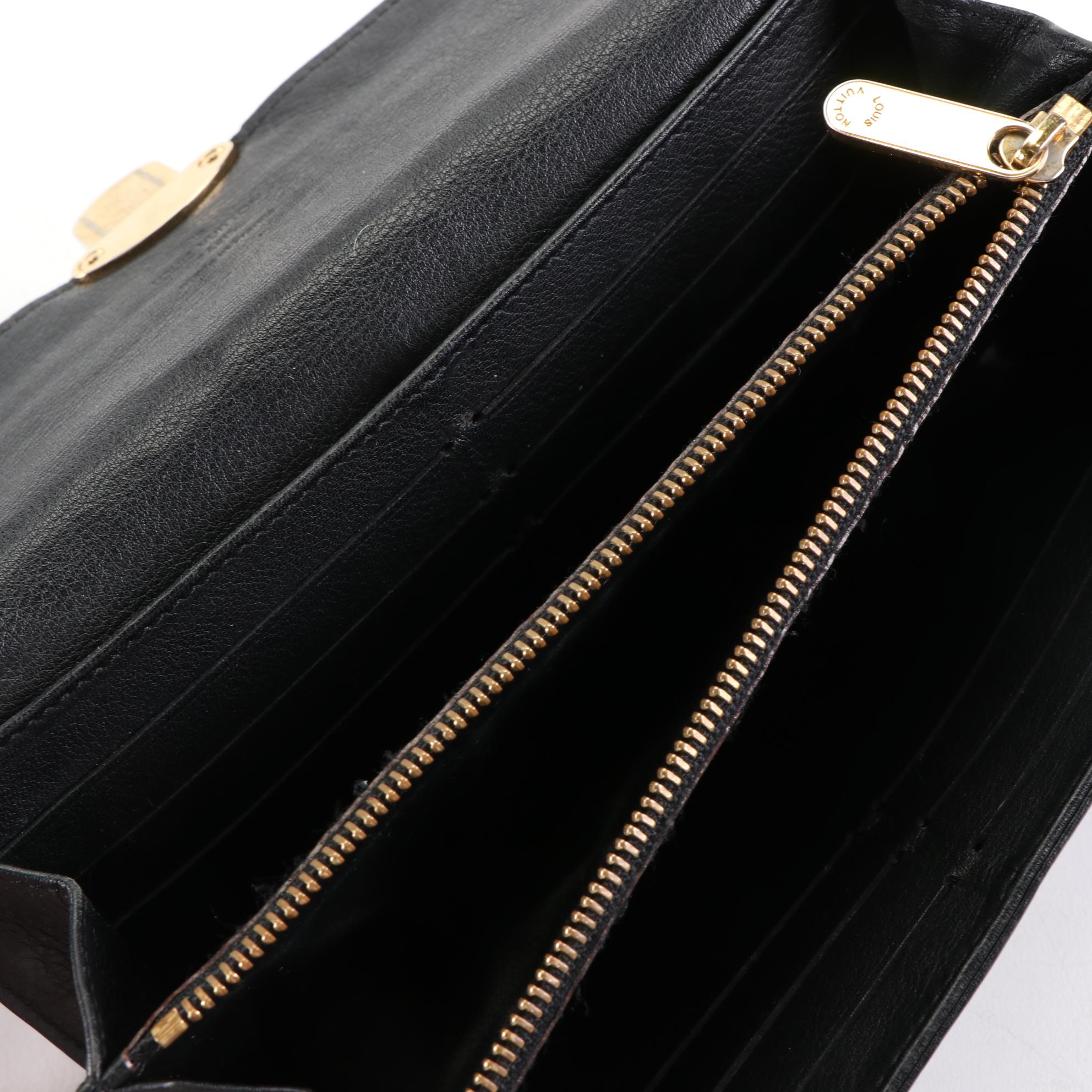 Louis Vuitton Iris Wallet in Mahina Leather