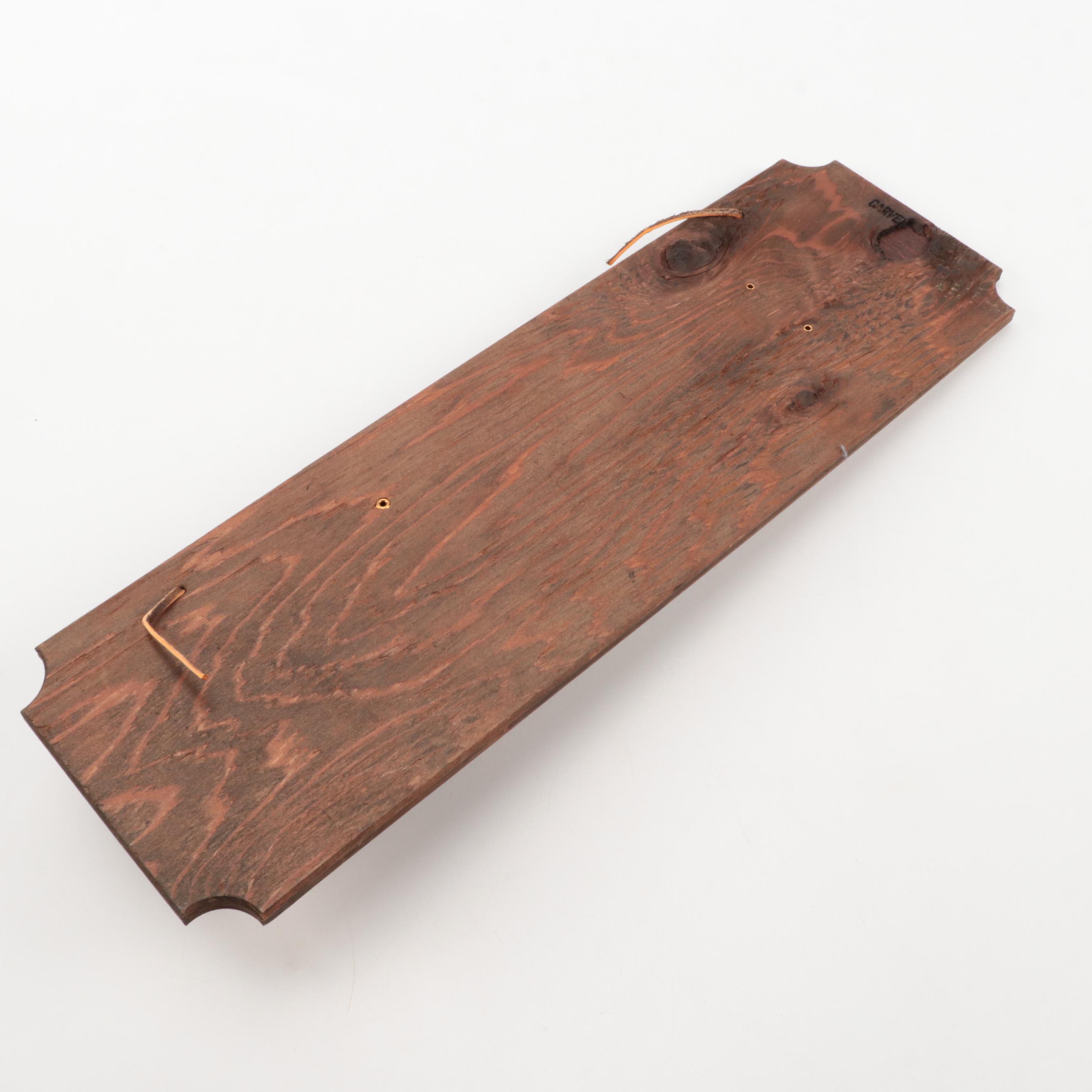 Carvell Hall "Colonel James Bowie" Bowie Knife with Display, Mid-20th Century