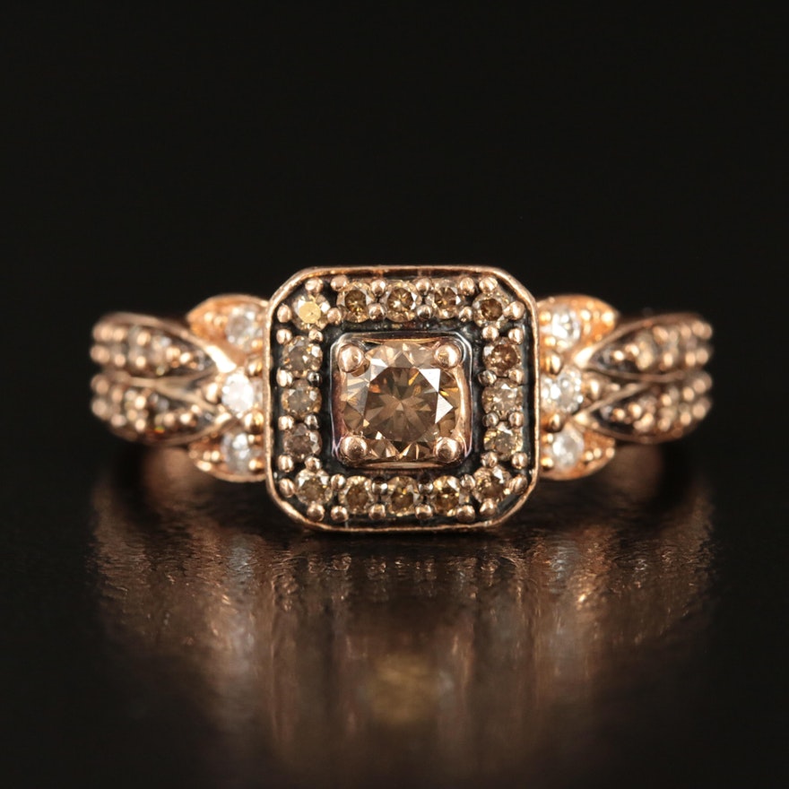 Le Vian 14K Rose Gold 0.97 CTW Diamond Ring