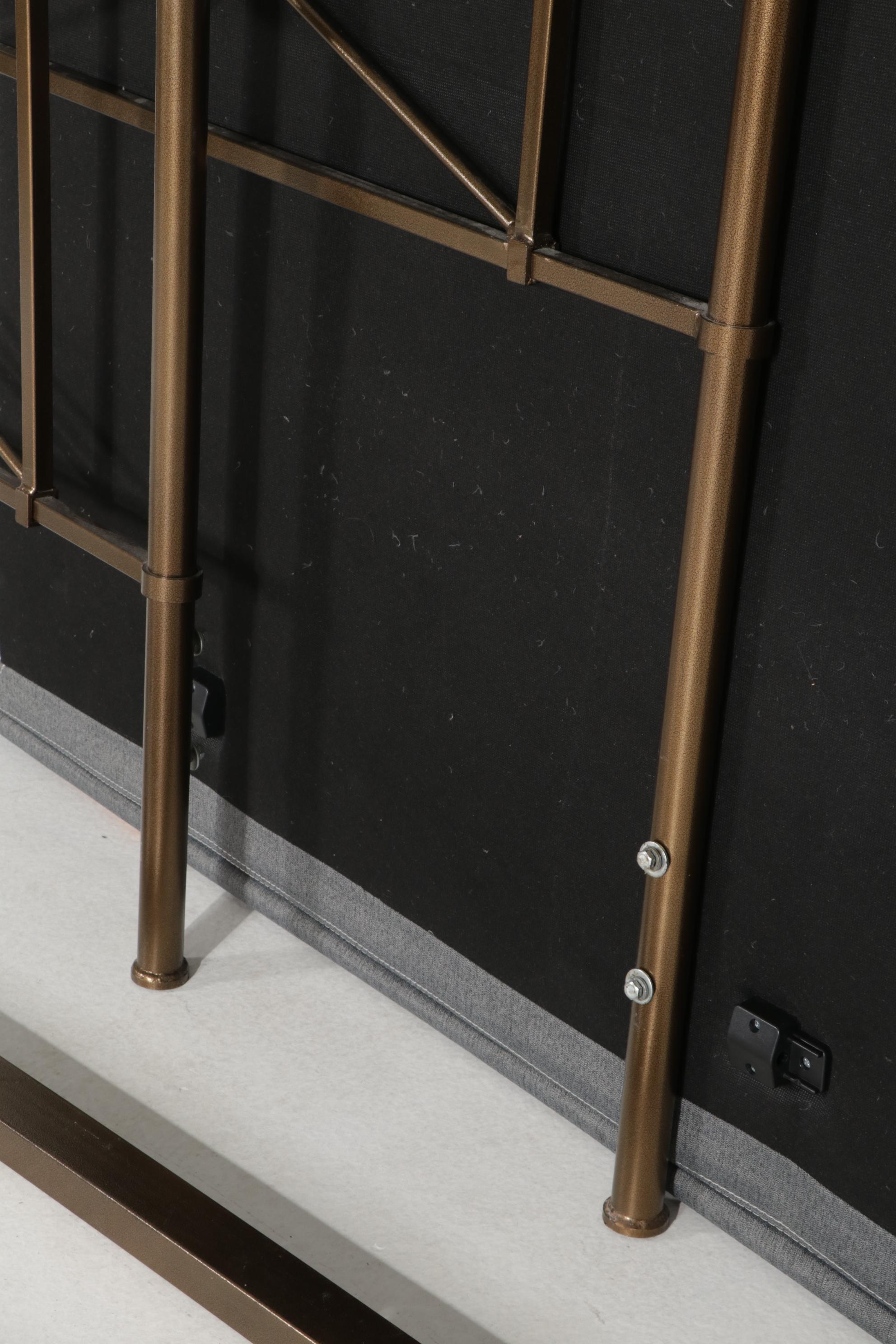 Metal Queen Size Bed Frame with Serta Motion Perfect Adjustable Foundation