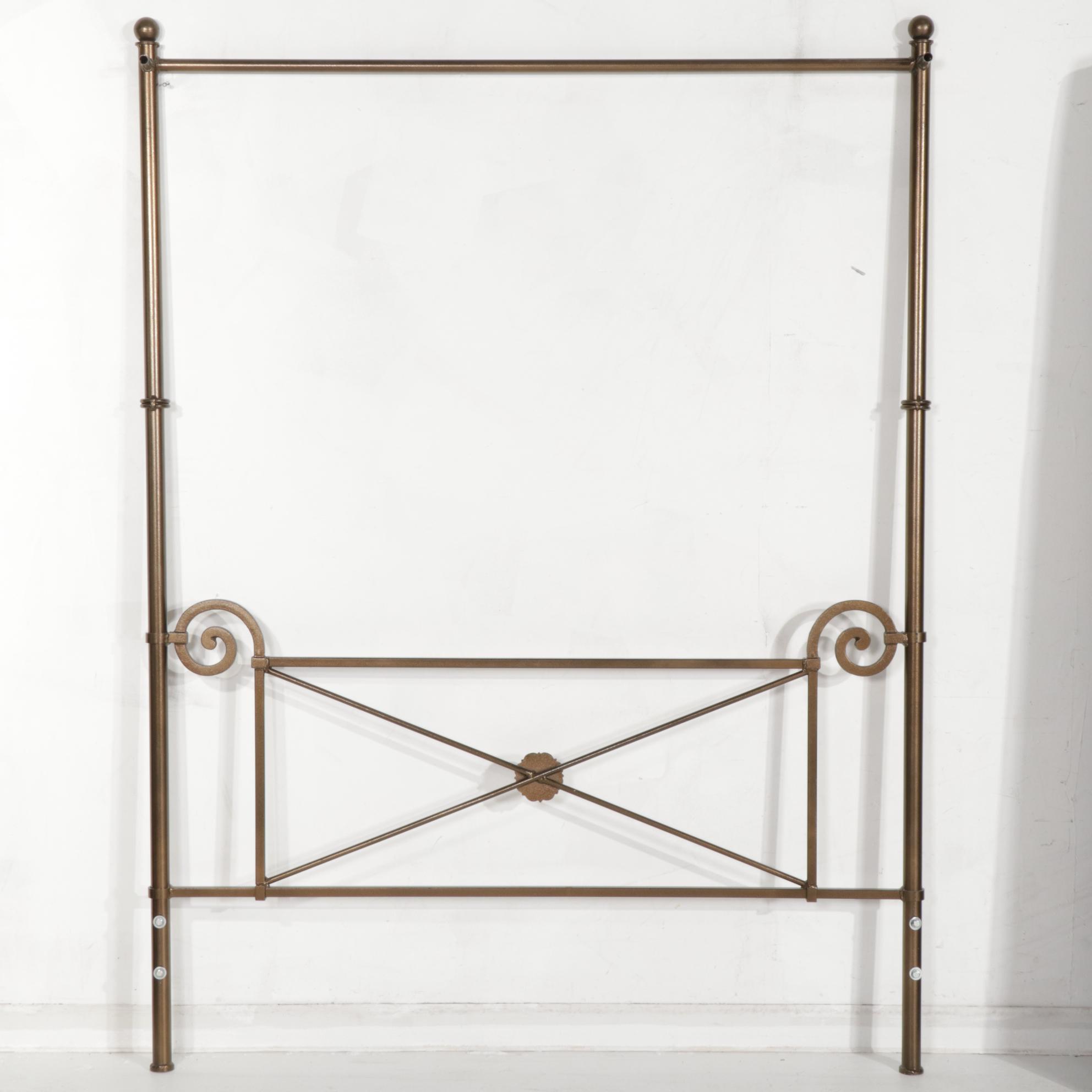 Metal Queen Size Bed Frame with Serta Motion Perfect Adjustable Foundation