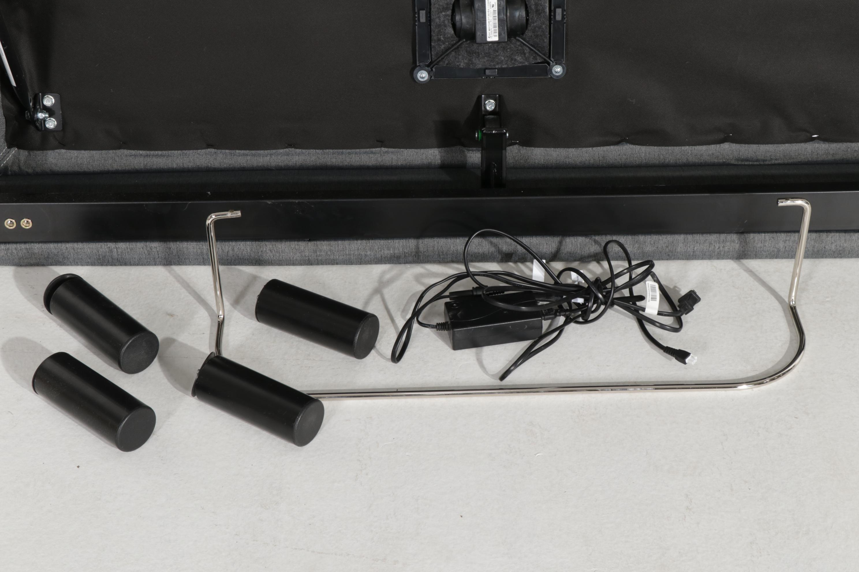 Metal Queen Size Bed Frame with Serta Motion Perfect Adjustable Foundation