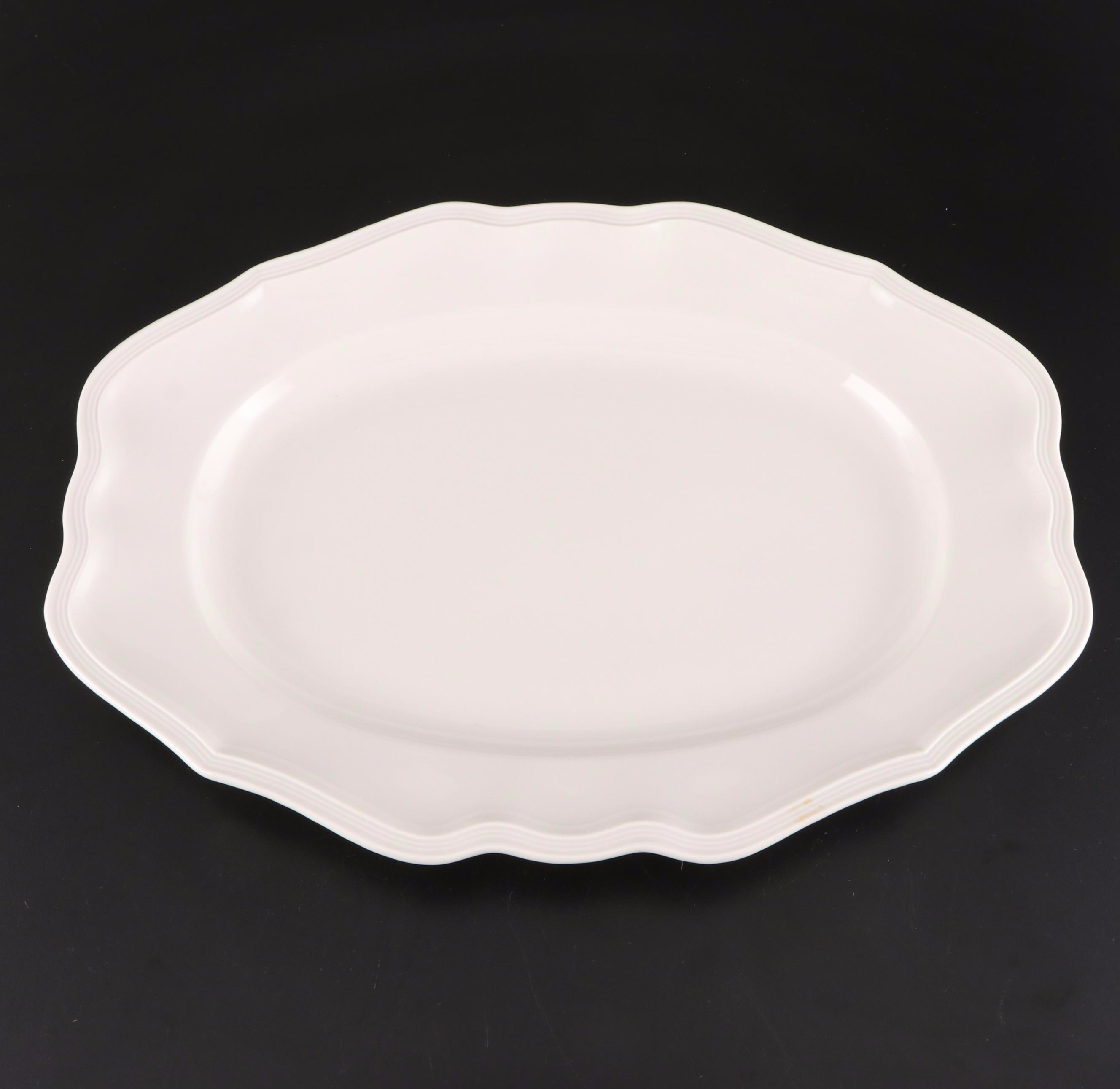 Villeroy & Boch "Manoir" and "Chambord" Ceramic Platter and Serving Bowl