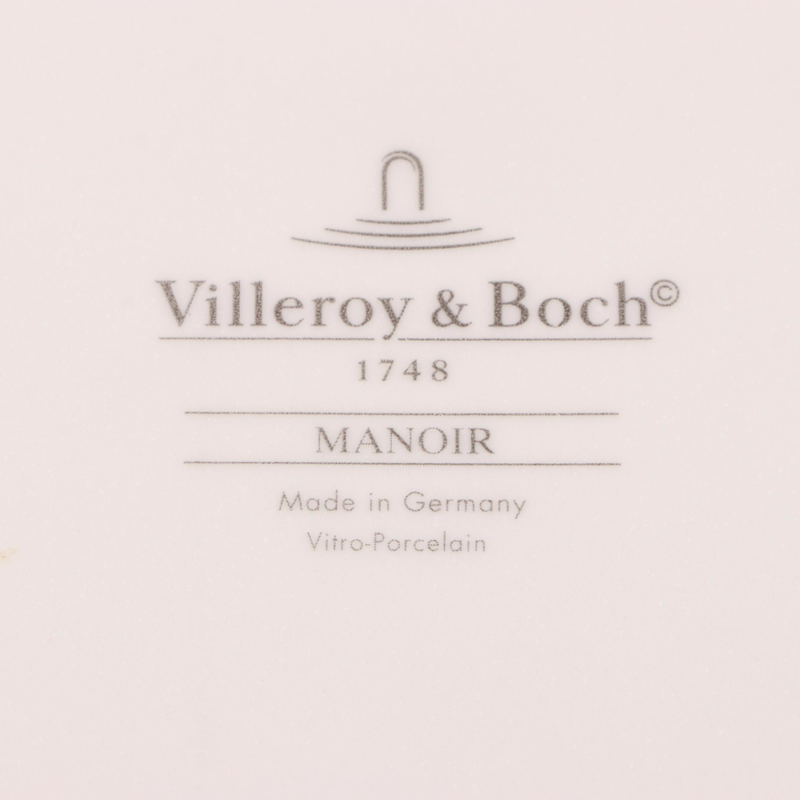 Villeroy & Boch "Manoir" and "Chambord" Ceramic Platter and Serving Bowl