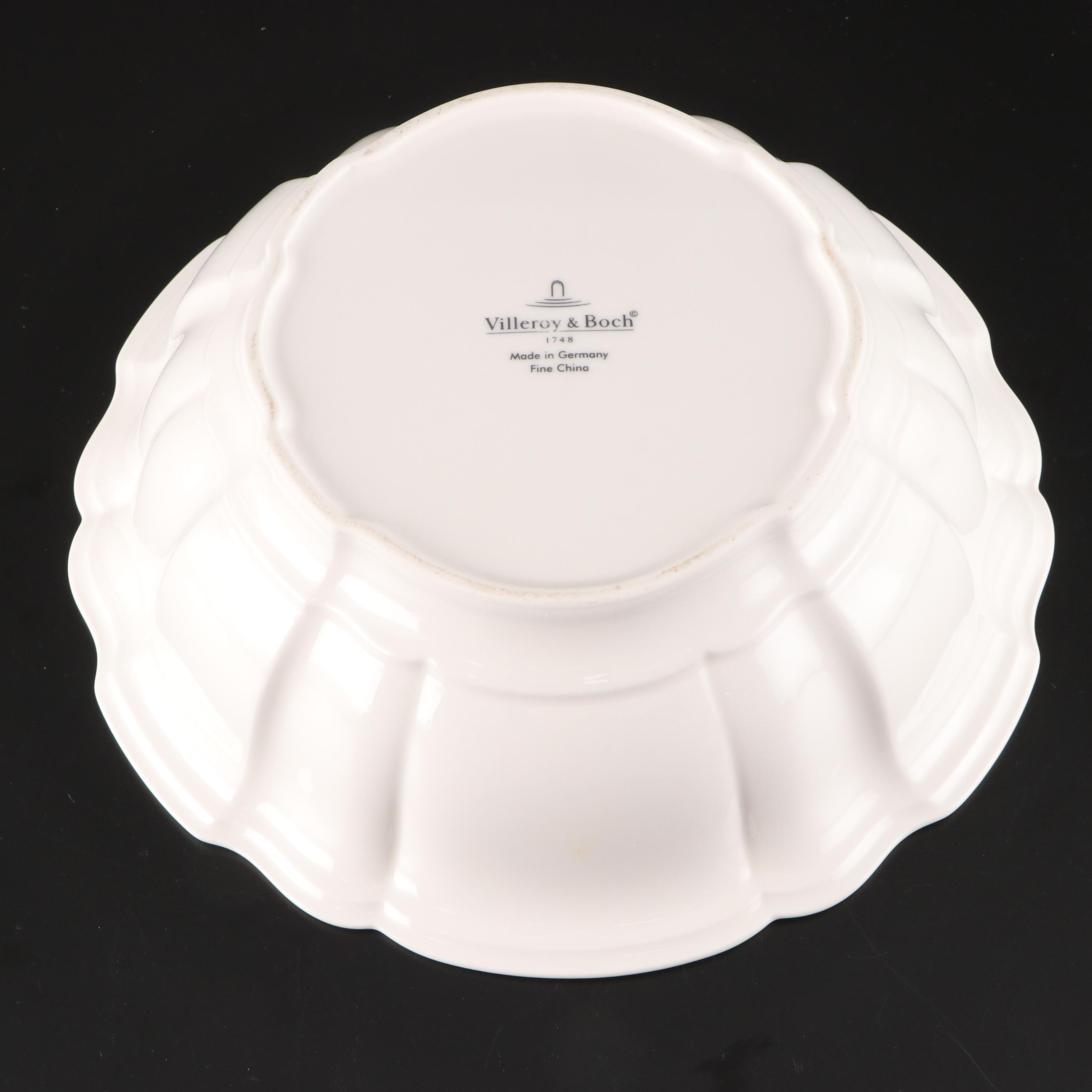 Villeroy & Boch "Manoir" and "Chambord" Ceramic Platter and Serving Bowl