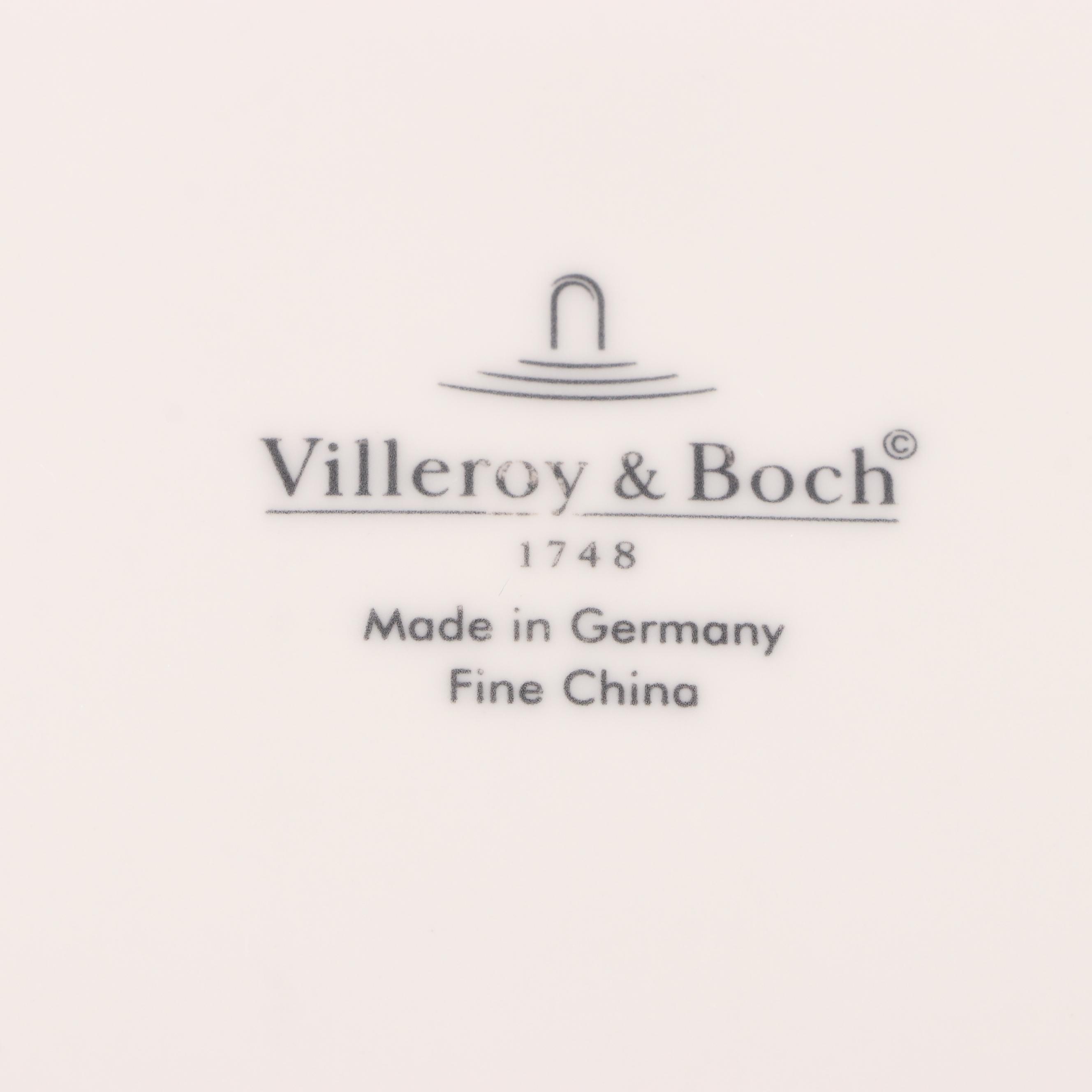 Villeroy & Boch "Manoir" and "Chambord" Ceramic Platter and Serving Bowl