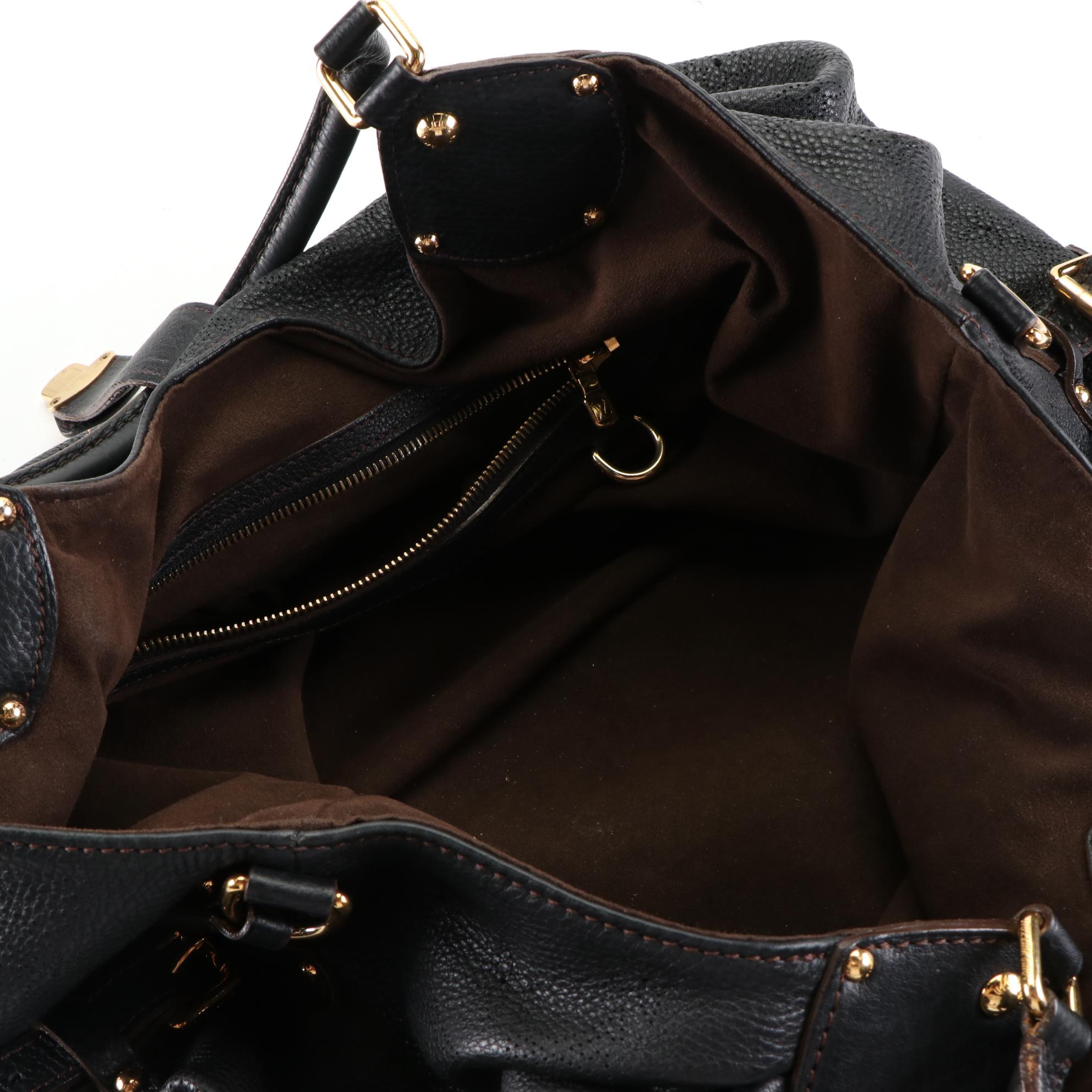 Louis Vuitton L Hobo Tote in Mahina Leather